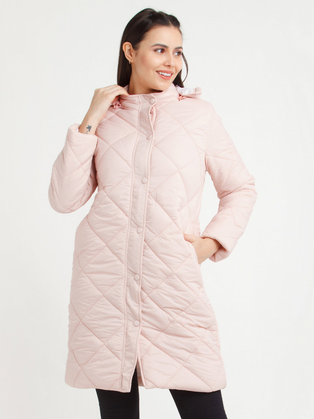 Pink Solid Coat