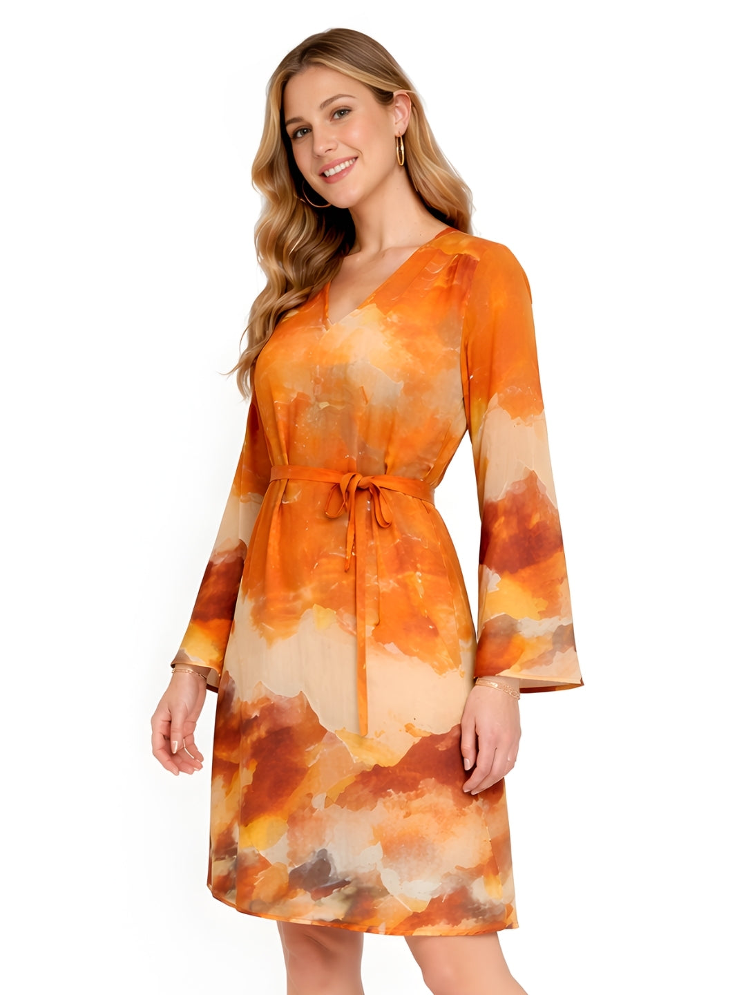 Zink London Women's Multi Abstract Mini Dress