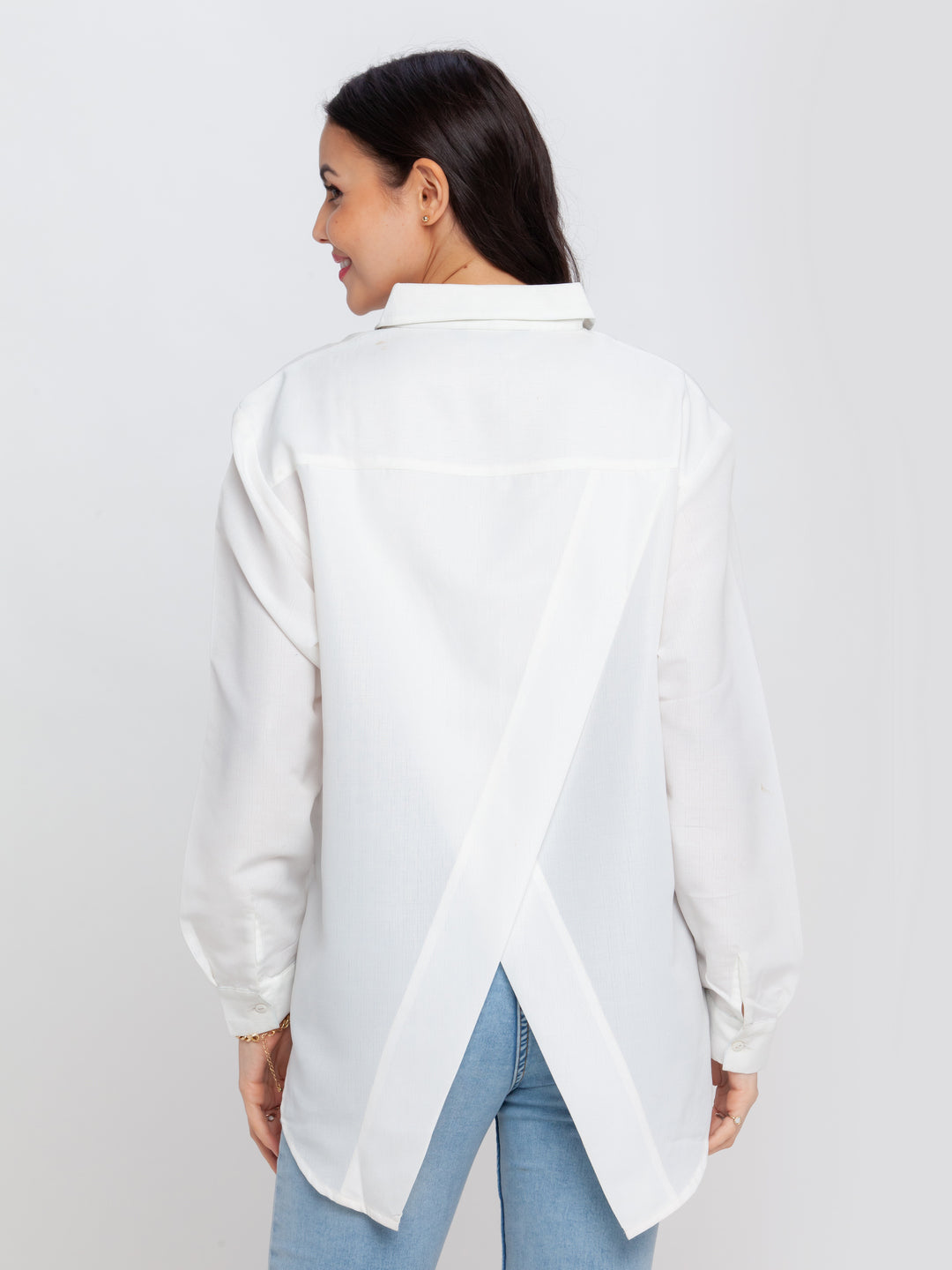 White Solid Top