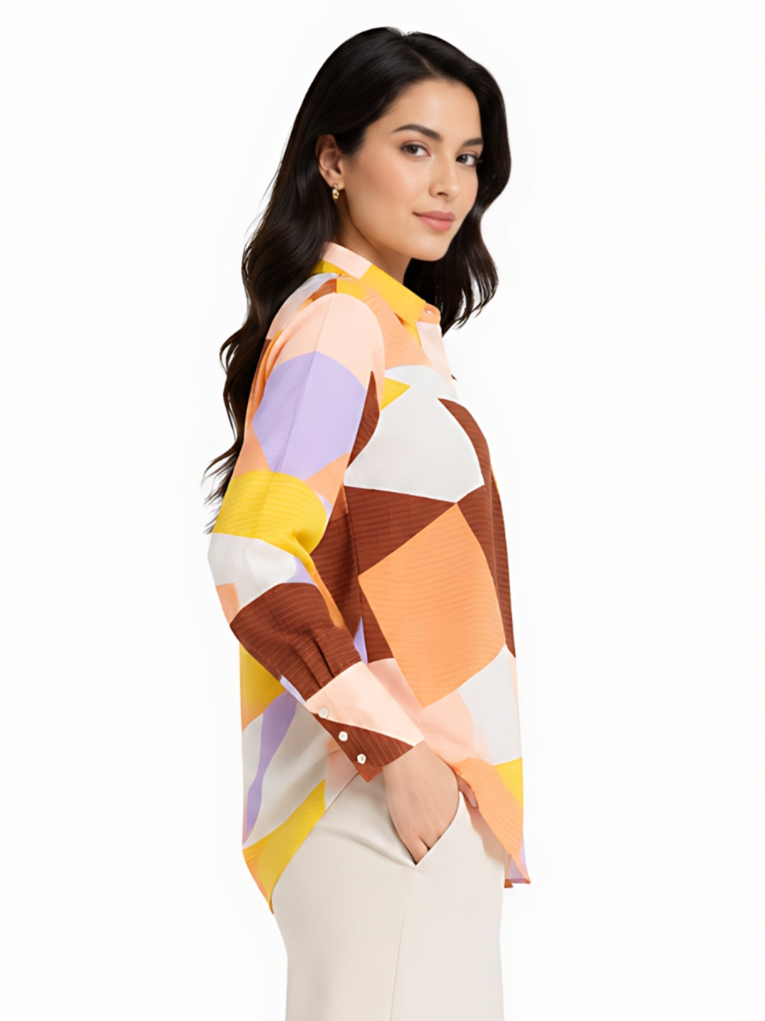 Multi-Colored Printed Regular Shirt