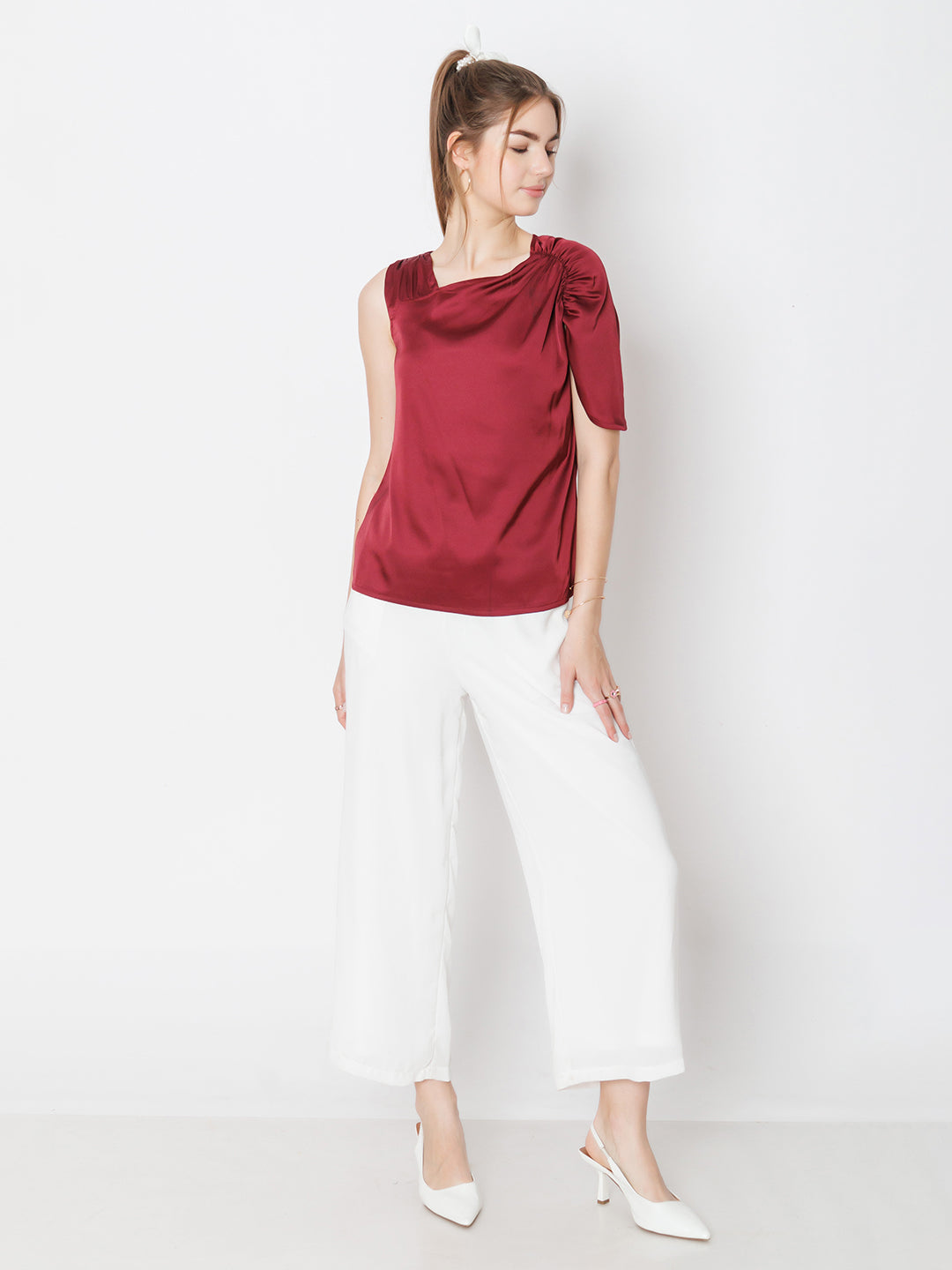 Cation Red Solid Top