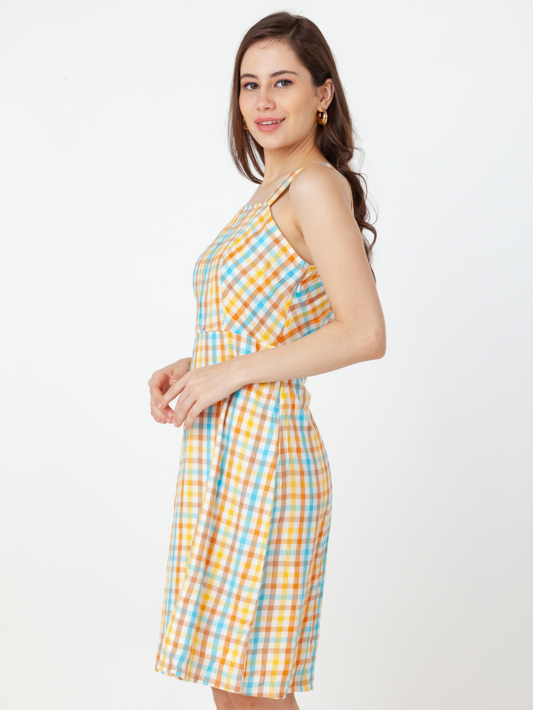 Multi_Checks_Regular_Short_Dress_3