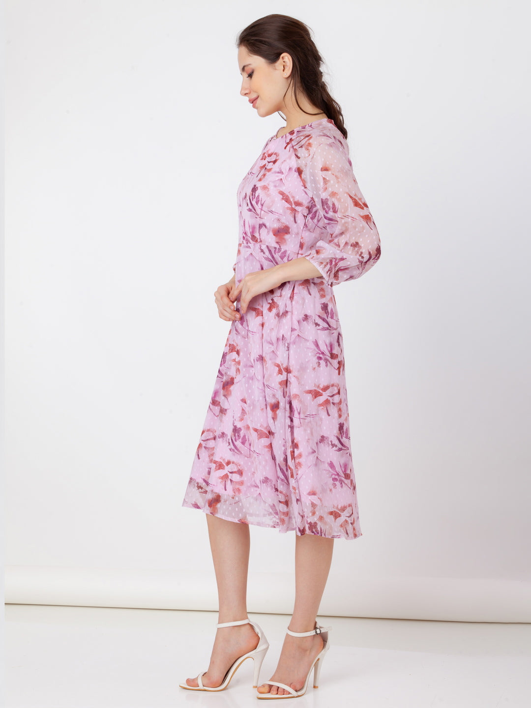 Pink_Printed_A-Line_Midi_Dress_3