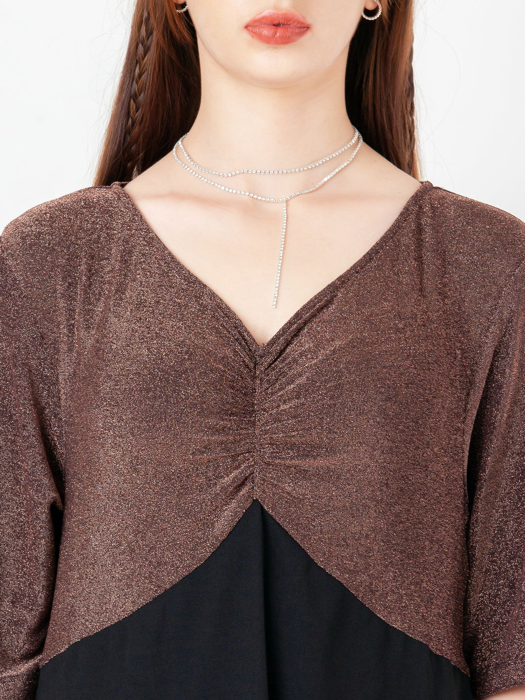 Black-with-Bronze-Shimmer-Flared-Midi-Dress-D08004_6