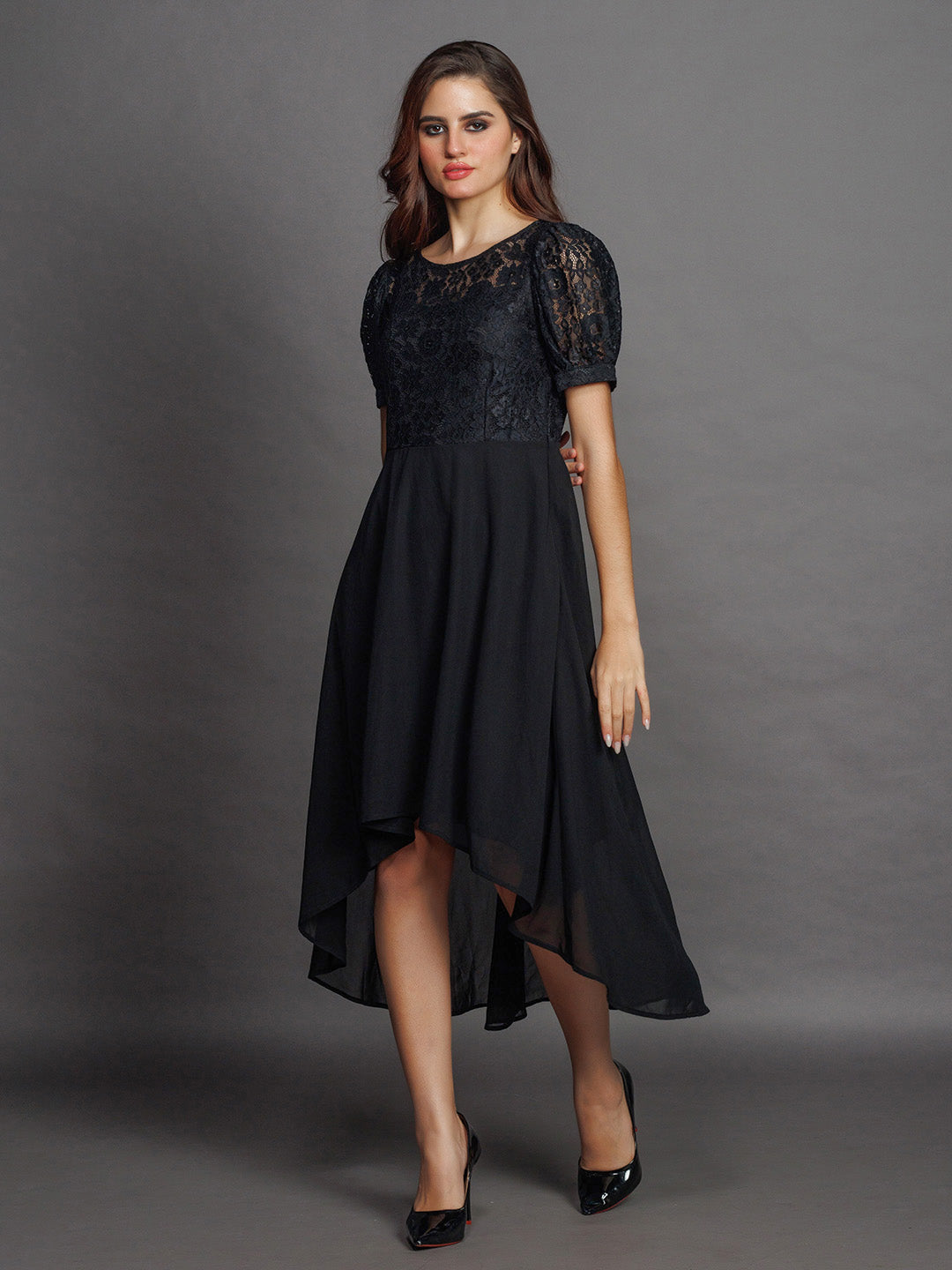 Black-Lace-Flared-Midi-Dress-D08029-1