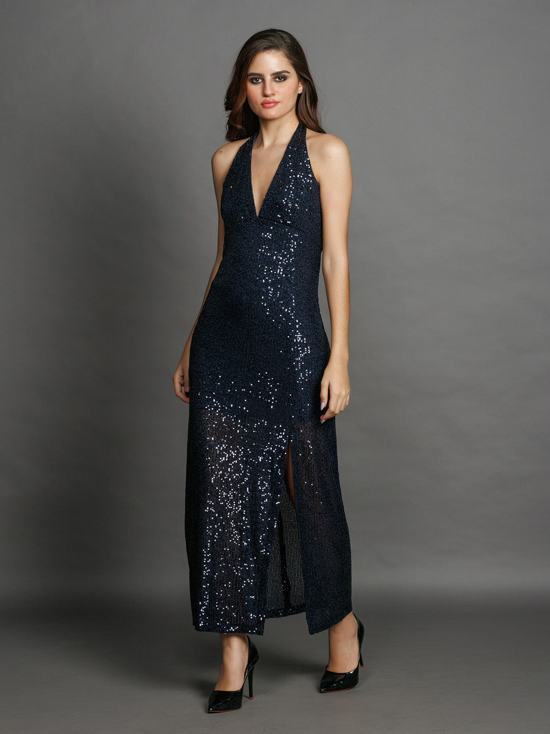 Navy-Blue-Solid-Fitted-Maxi-Dress-D08033-2