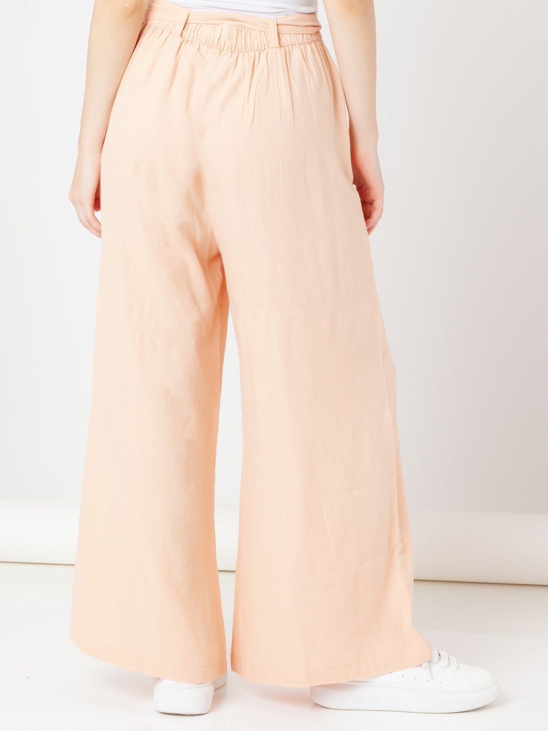 Peach_Solid_Regular_Trouser_4