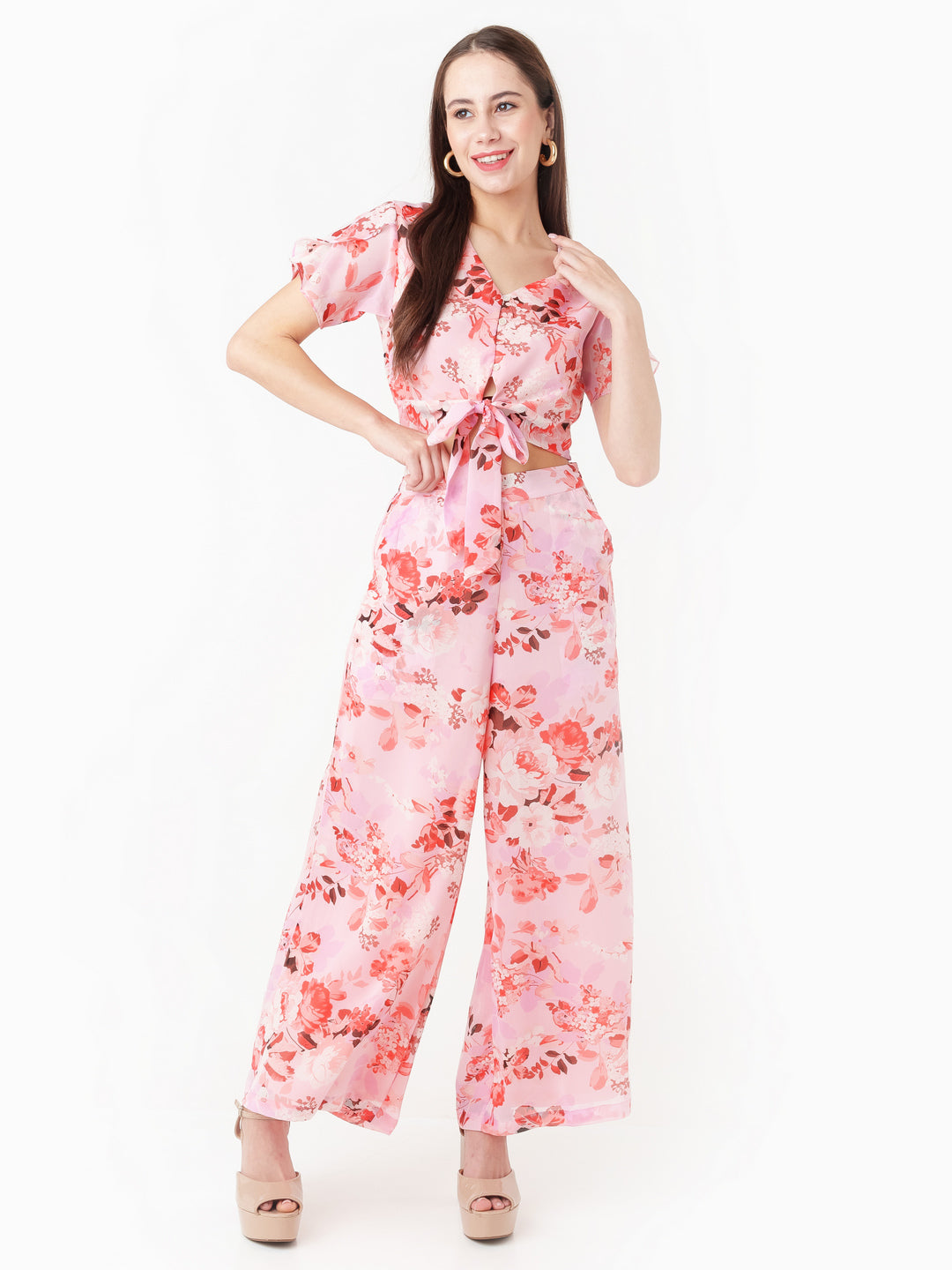 Pink_Printed_Elasticated_Trouser_L00802_1
