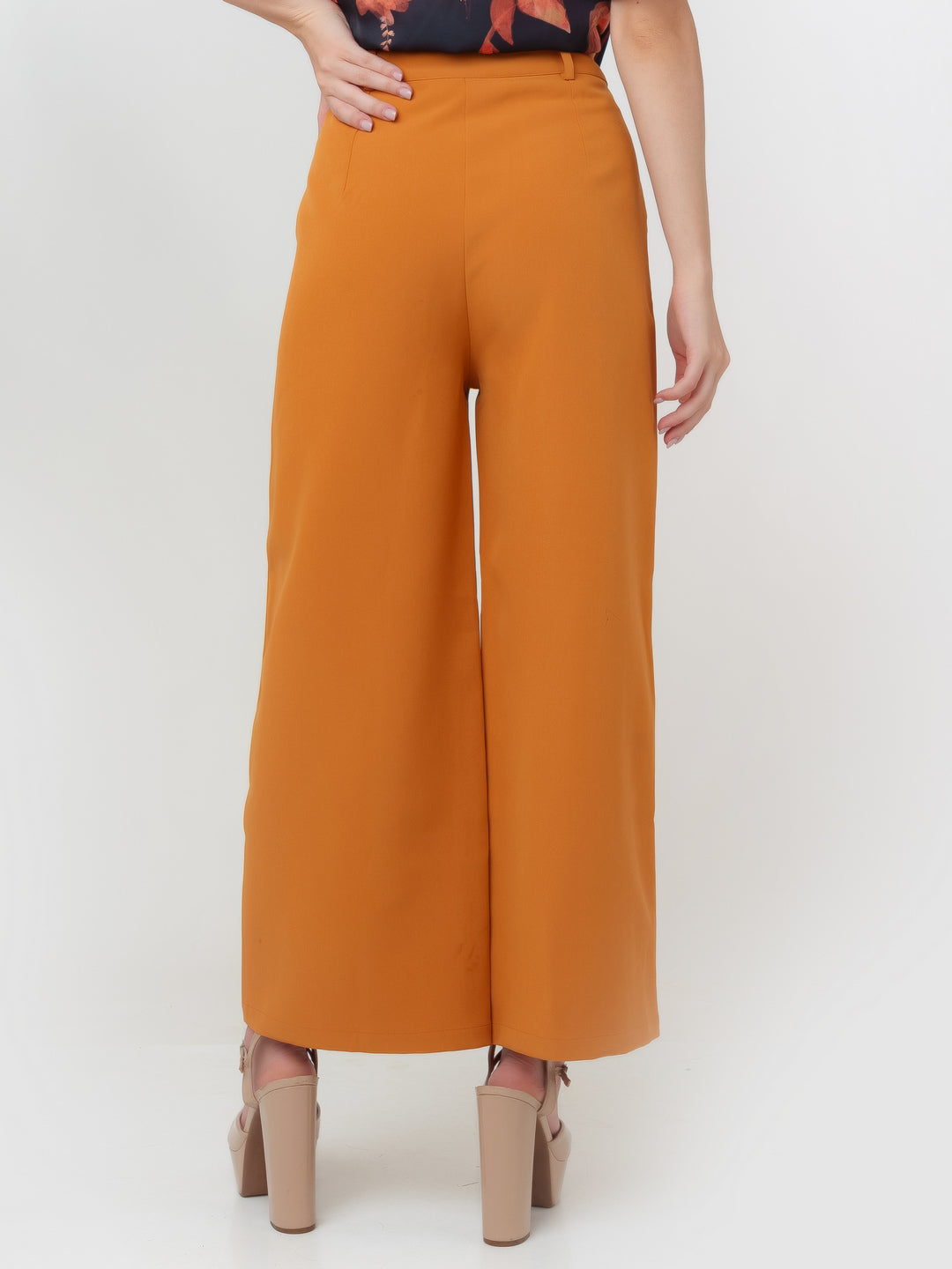 Yellow_Solid_Regular_Trouser_4