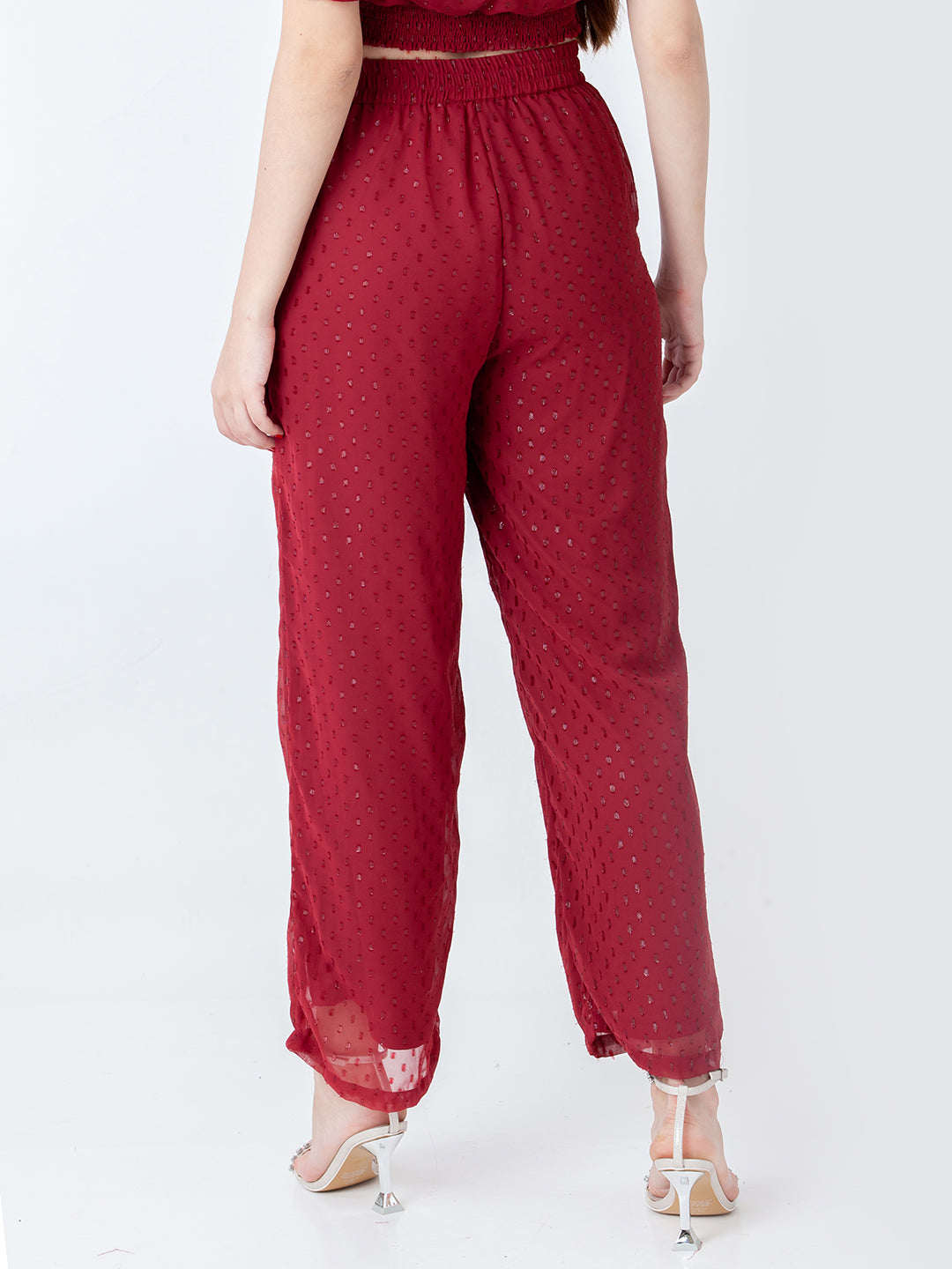 Maroon-Self-Design-Regular-Trouser-L01018_4