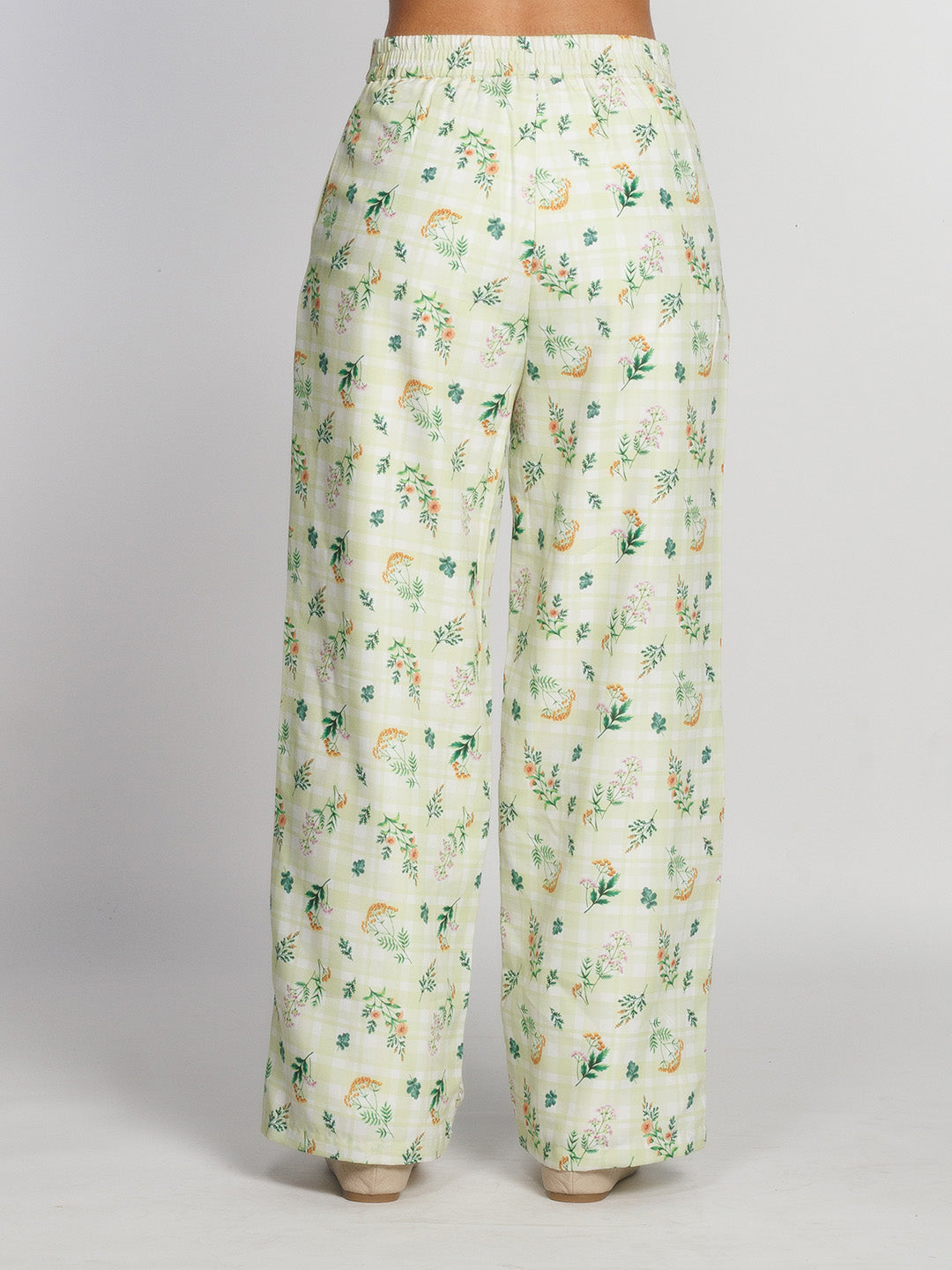 Green-Floral-Printed-Straight-Palazzo-L01028-4