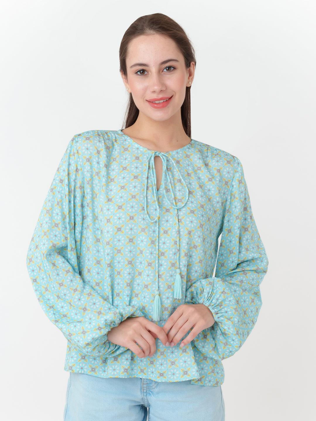 Blue_Geometric_Print_Straight_Top_T07000_2