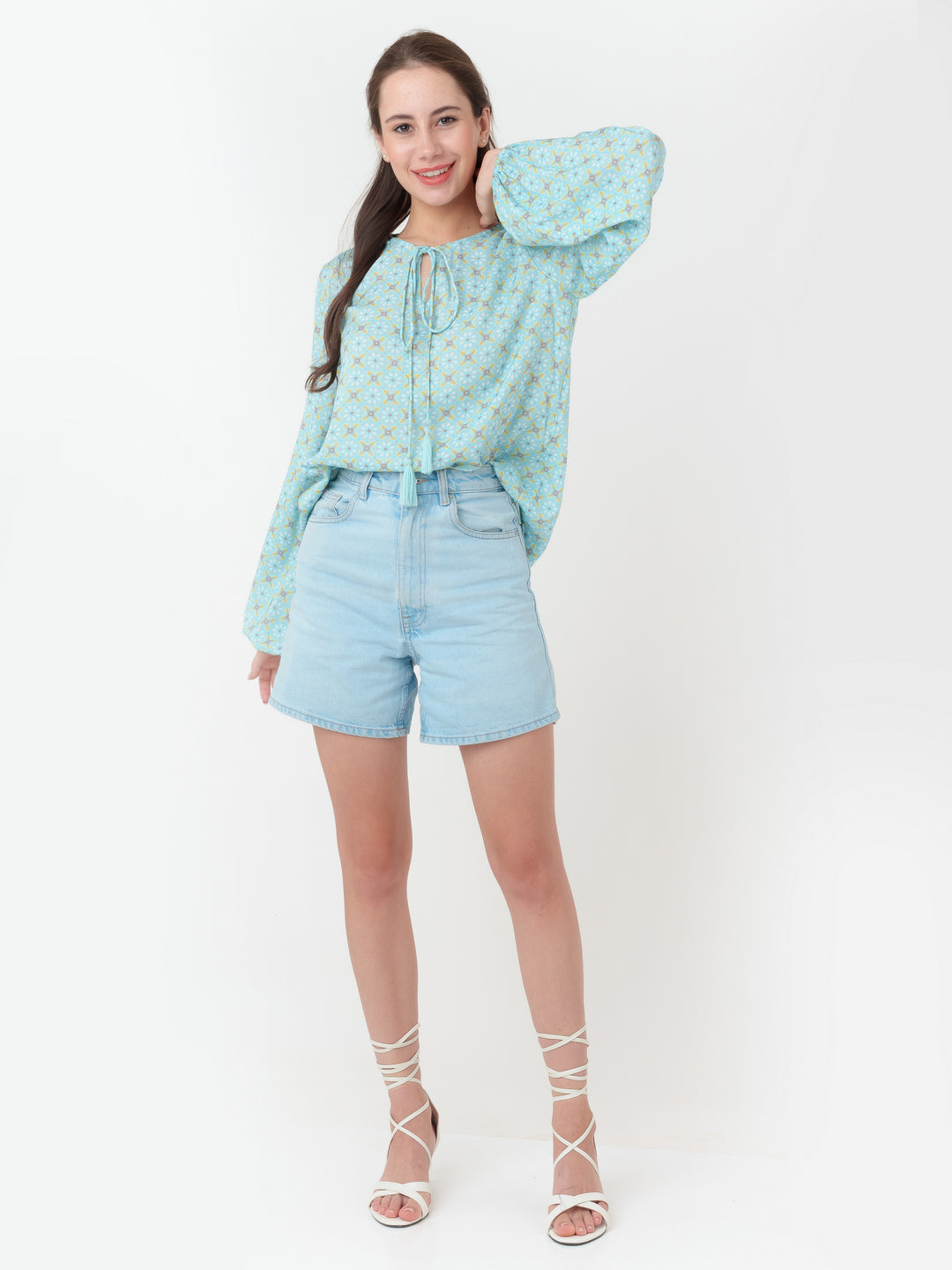 Blue_Geometric_Print_Straight_Top_T07000_5