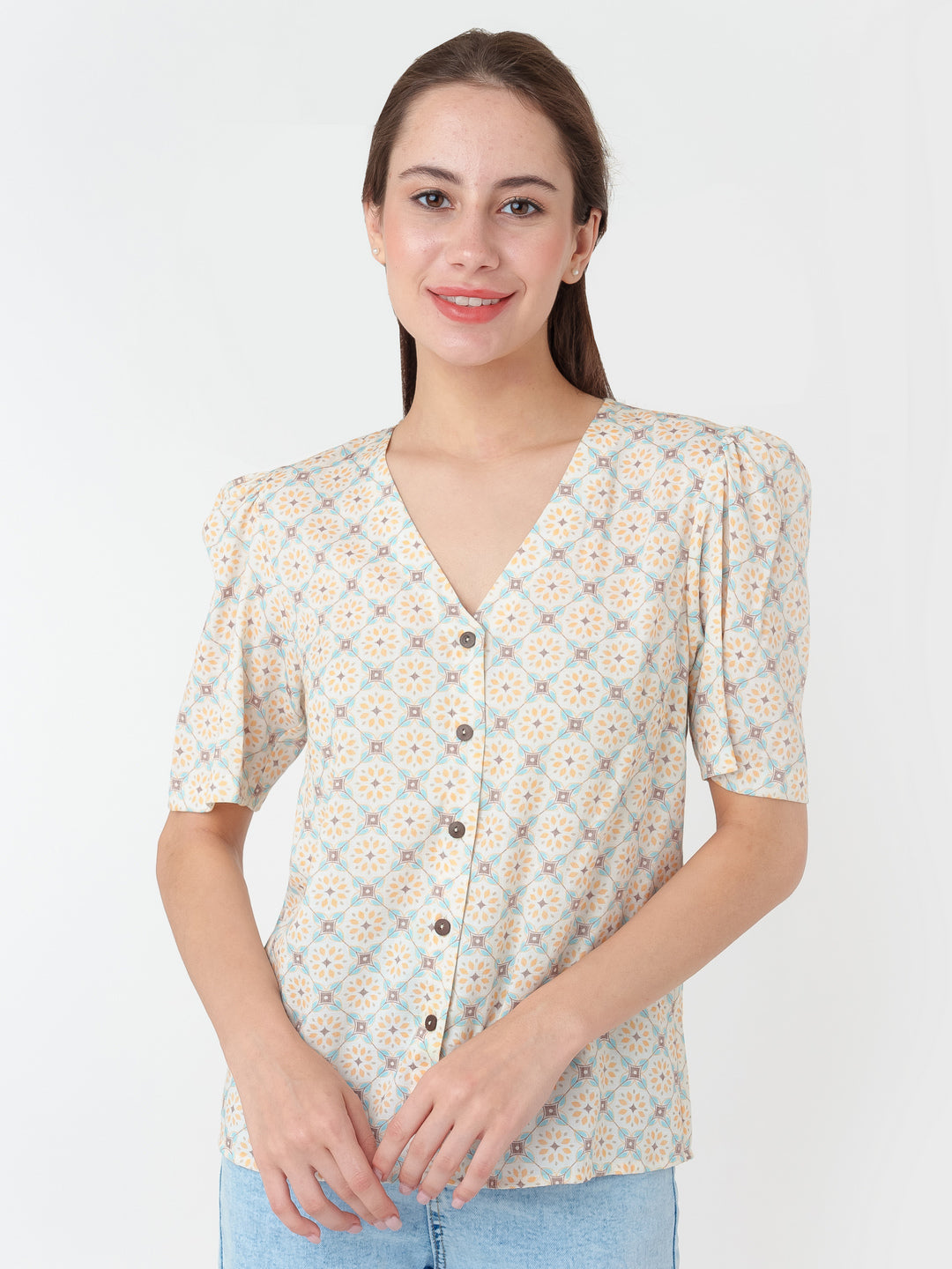 White_Printed_Straight_Top_T07002_2