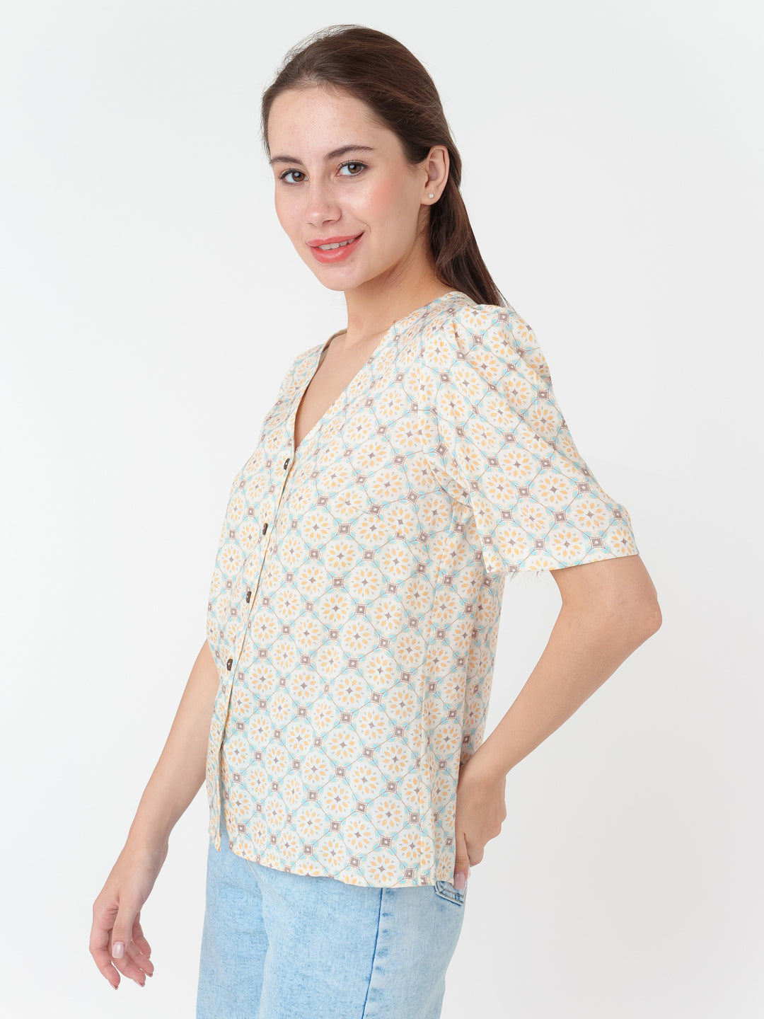 White_Printed_Straight_Top_T07002_3