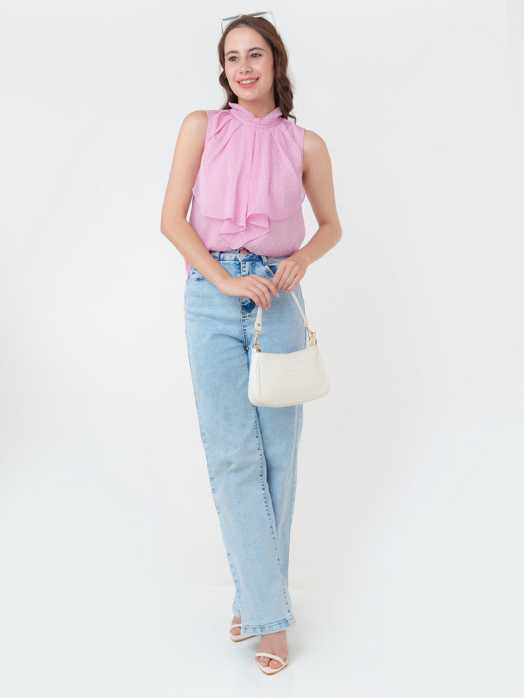 Pink_Solid_Regular_Top_T07009_5