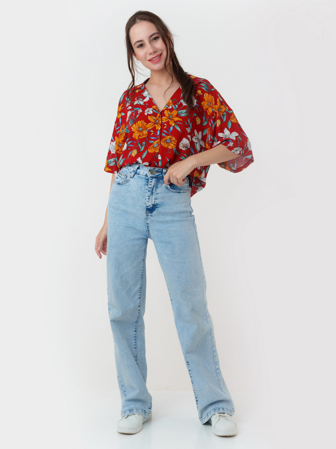Red_Printed_Oversized_Shirt_T07014_5
