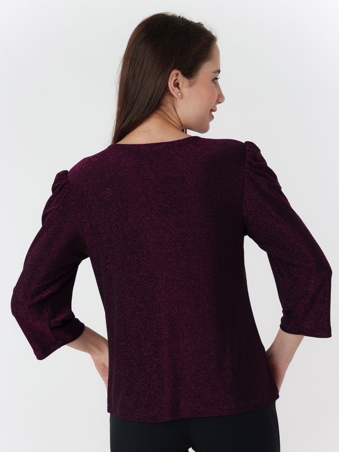 Purple_Solid_Puff_Sleeve_Top_T07031_4