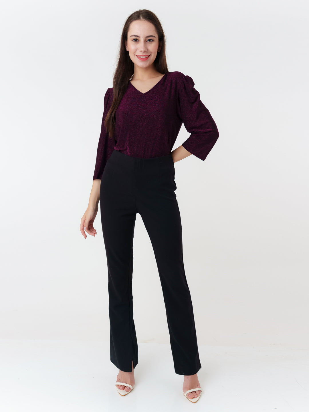 Purple_Solid_Puff_Sleeve_Top_T07031_5