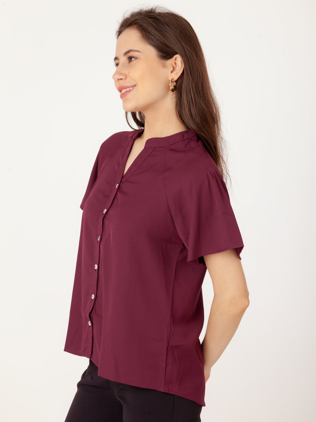Maroon_Solid_Shirt_Top_3