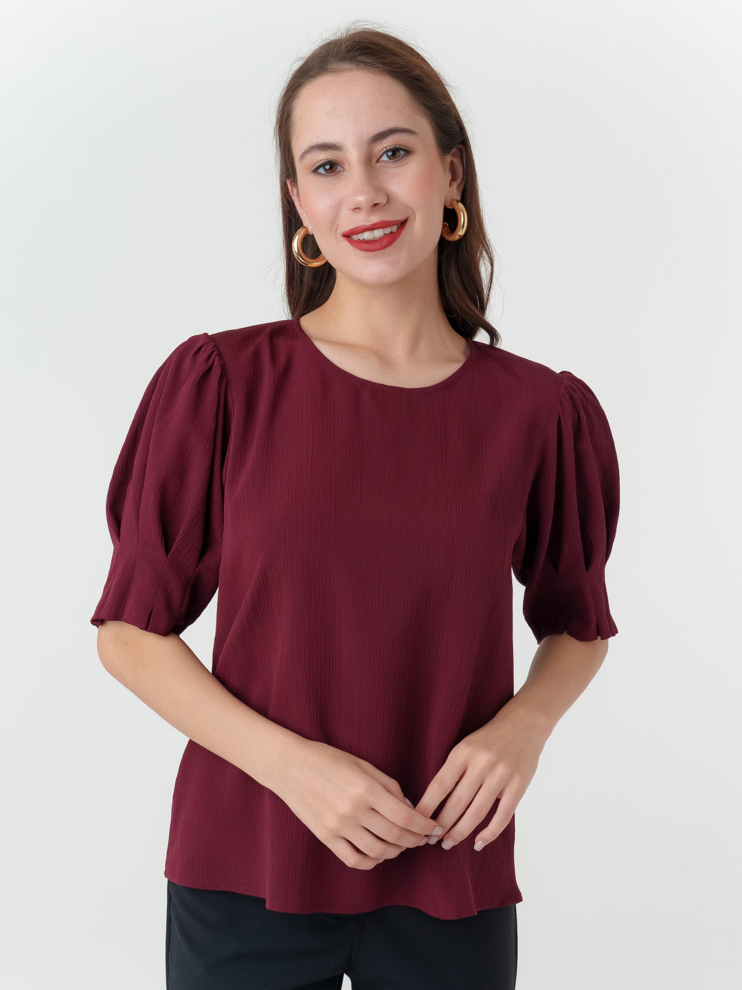 Maroon_Textured_Regular_Top_2