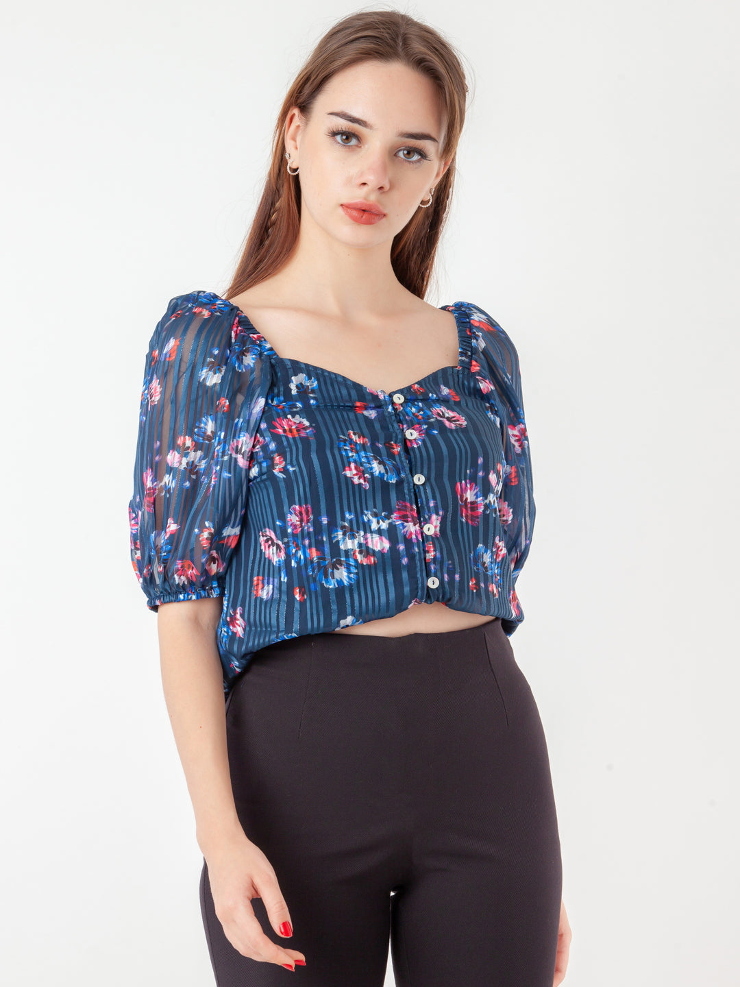 Navy-Blue-Printed-Straight-Top-T09005_2