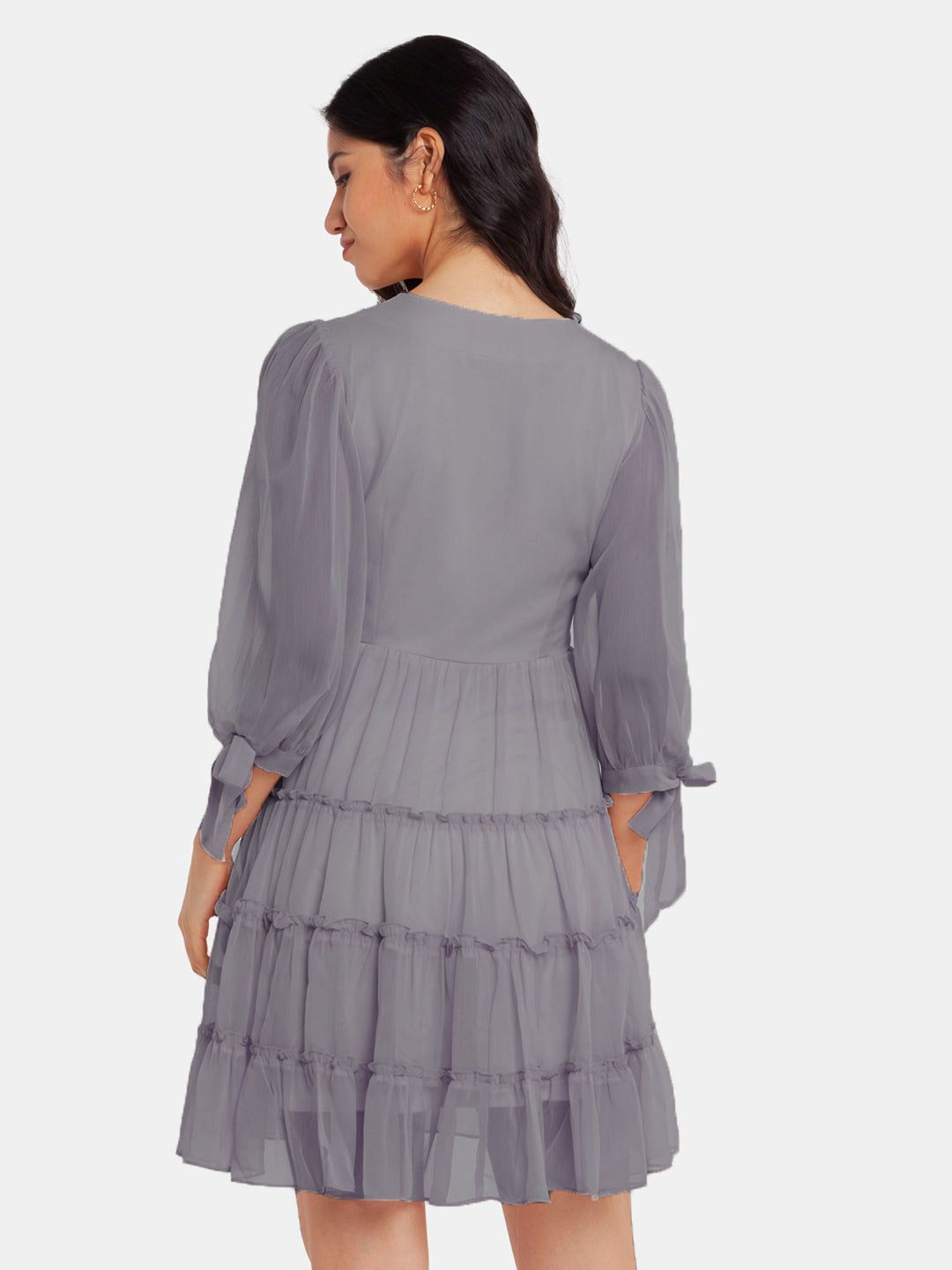 Grey-Solid-Fit-and-Flare-Short-Dress-VD02165_117-Grey-4