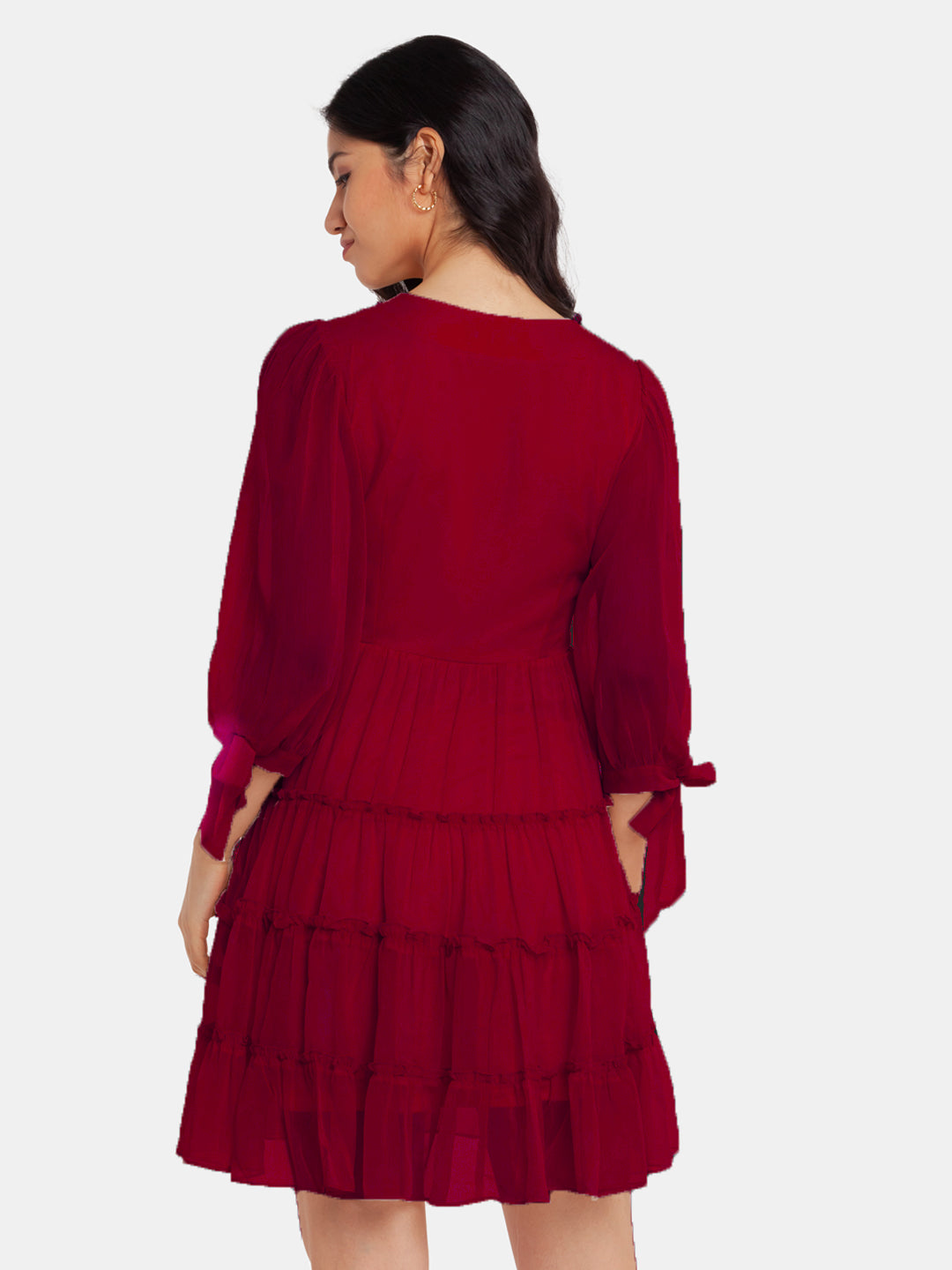 Crimson-Red-Solid-Fit-and-Flare-Short-Dress-VD02165_227-CrimsonRed-4