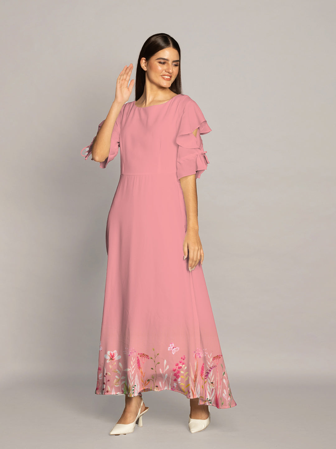 Floral-Print-Flared-Maxi-Dress-VD04029-259-DullPink-2