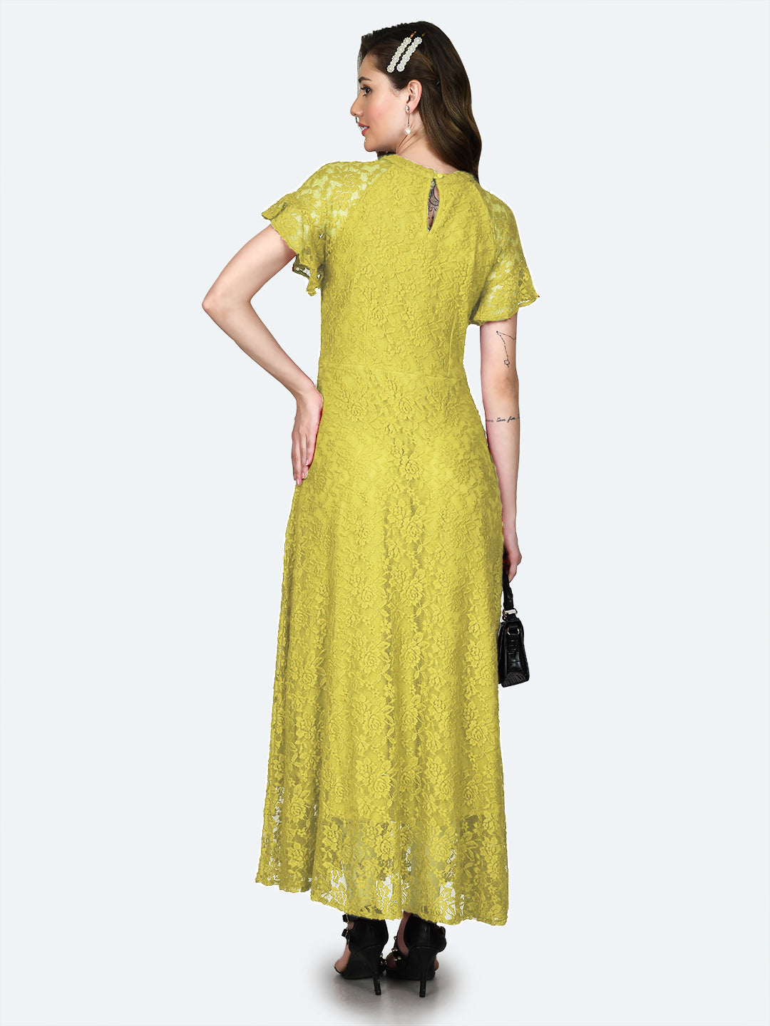 Yellow-Lace-Round-Neck-Maxi-VD04038_113-Yellow-4