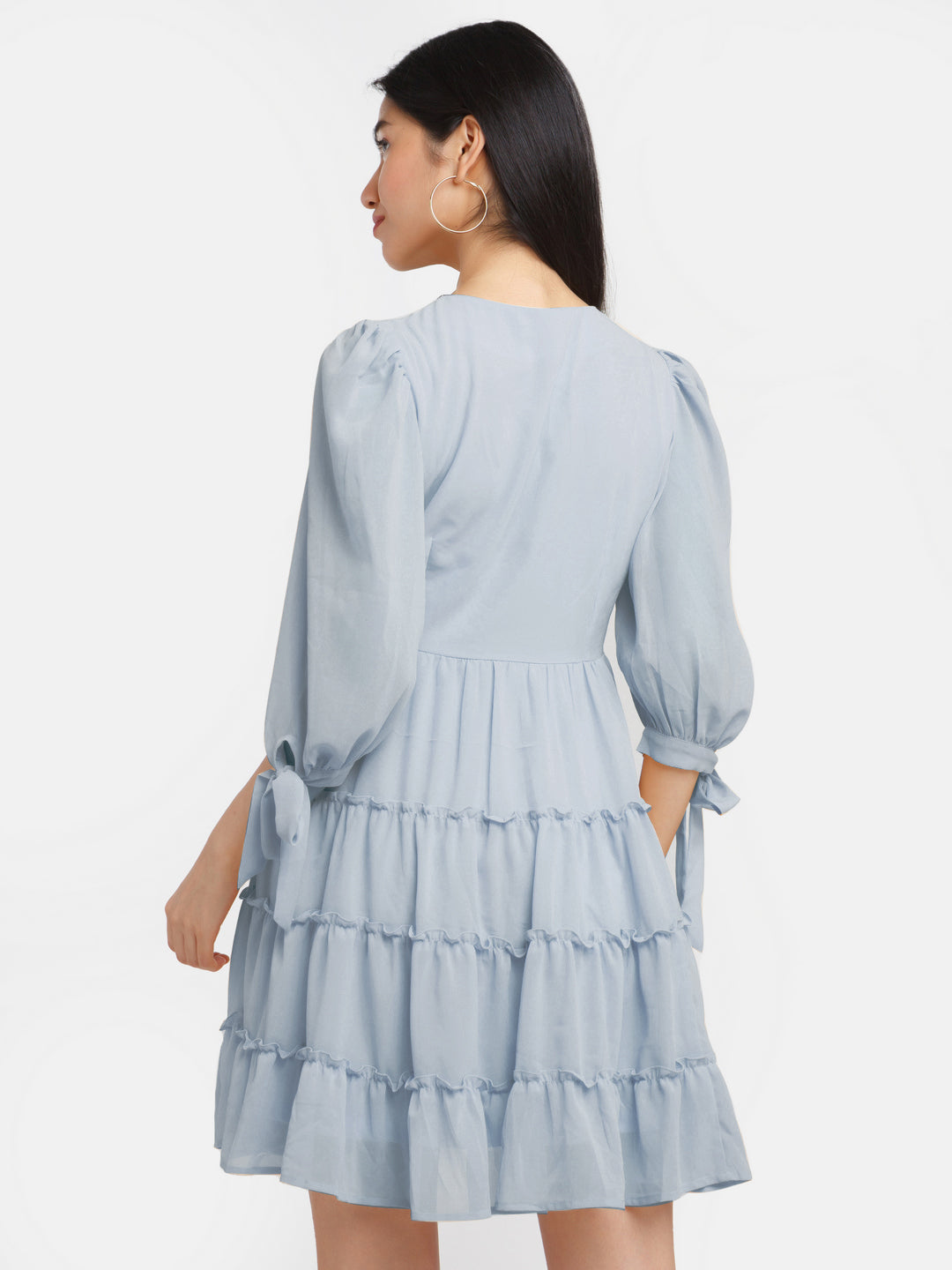 Solid-Polyester-Short-Dress-VD04102_117-Grey-4