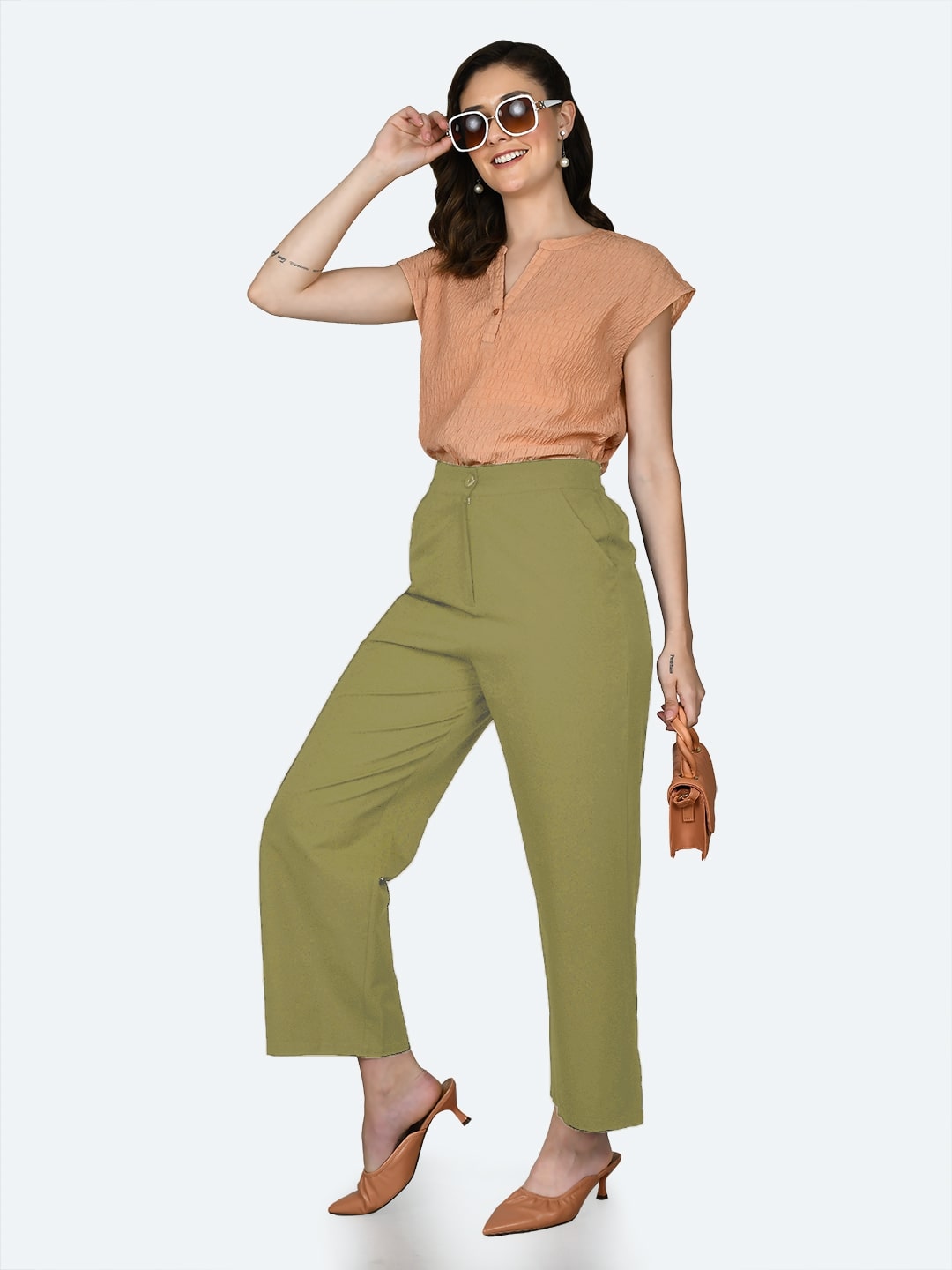 Olive-Solid-High-Rise-Trouser-VL00609_269-Olive-1