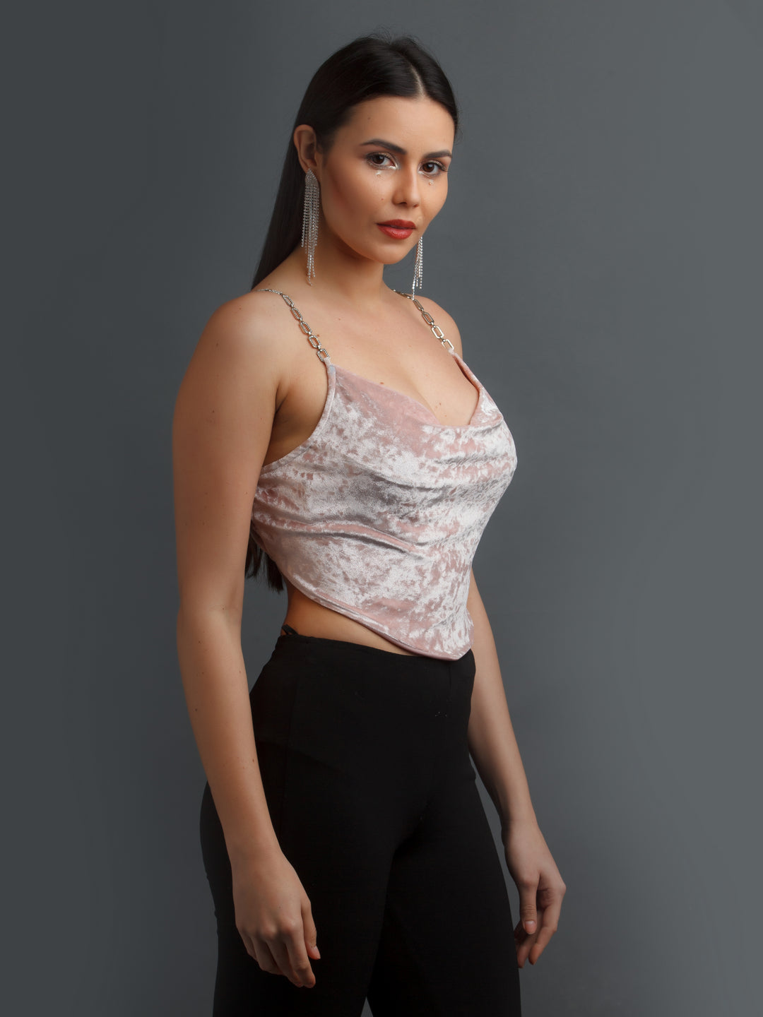 Textured-Polyester-Crop-Top-VT-ZZ-00055_109-Pink-3