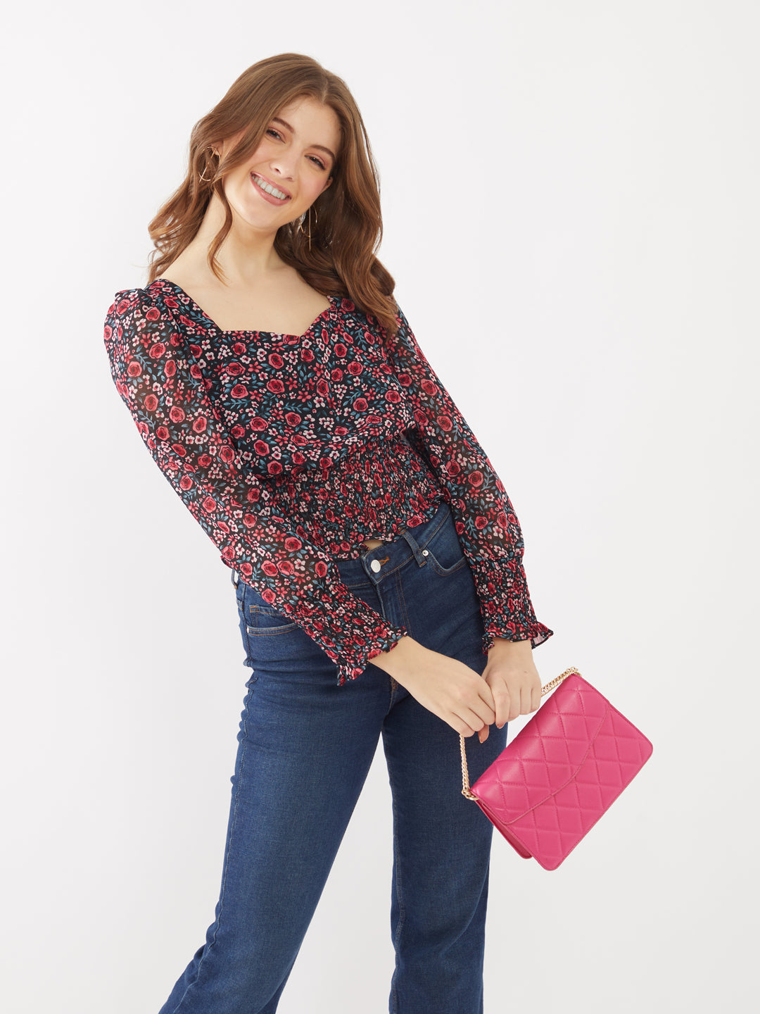 Black-Floral-Printed-Regular-Top-VT02392-1