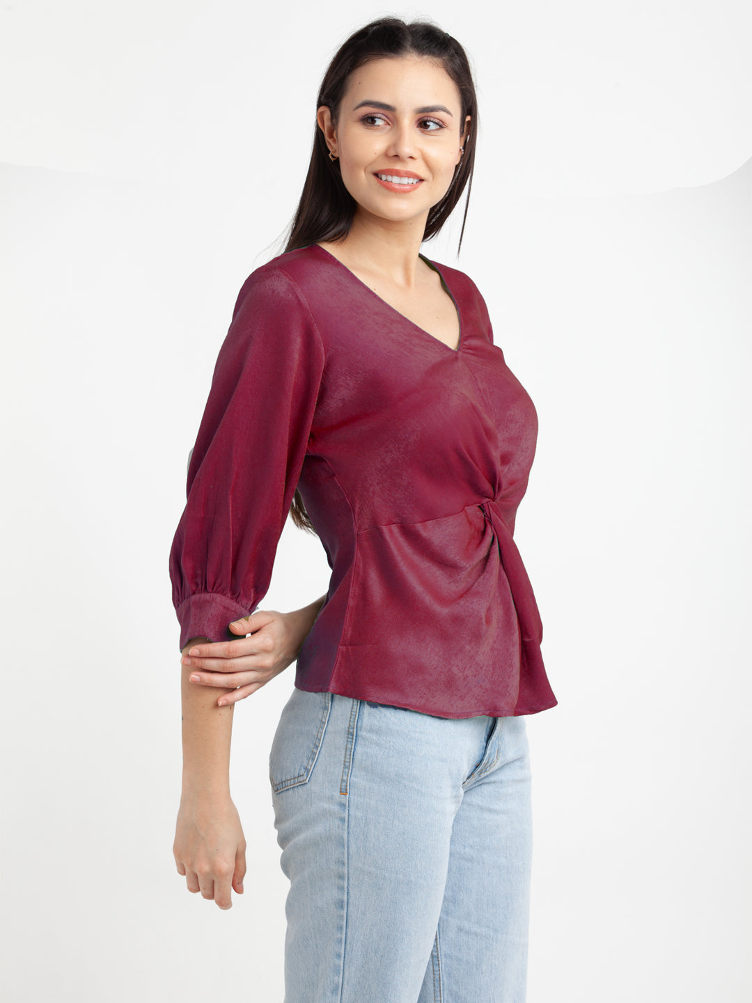 Maroon-Solid-V-Neck-Top-VT02973_137-Maroon-3