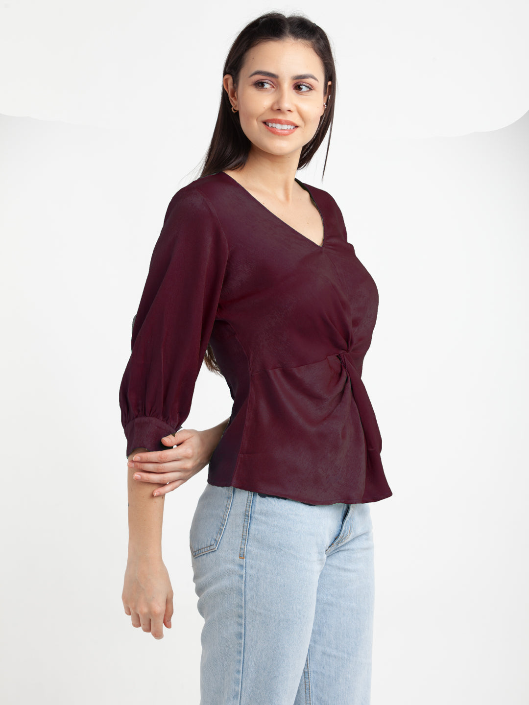 Burgundy-Red-Solid-V-Neck-Top-VT02973_204-BurgundyRed-3