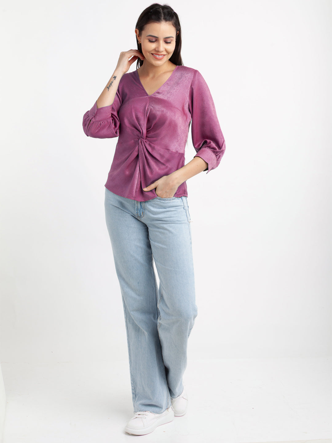 Berry-Solid-V-Neck-Top-VT02973_303-Berry-1