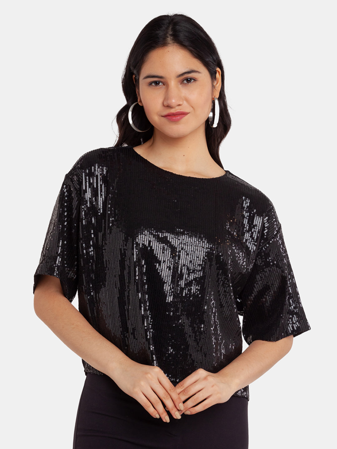 Embellished-Polyester-Top-VT02991_101-Black-2