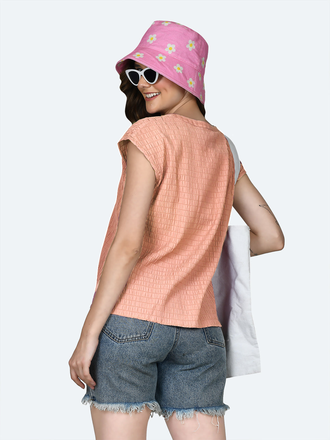 Peach-Self-Design-Round-Neck-Top-VT05072_108-Peach-4