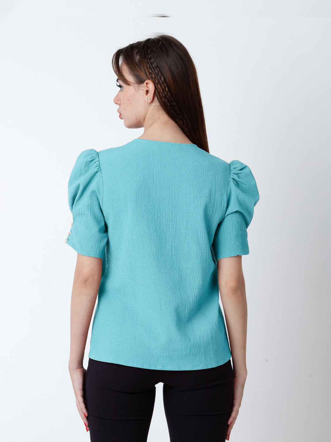 Solid-Puff-Sleeve-Top-VT09025-307-GlacialBlue-4