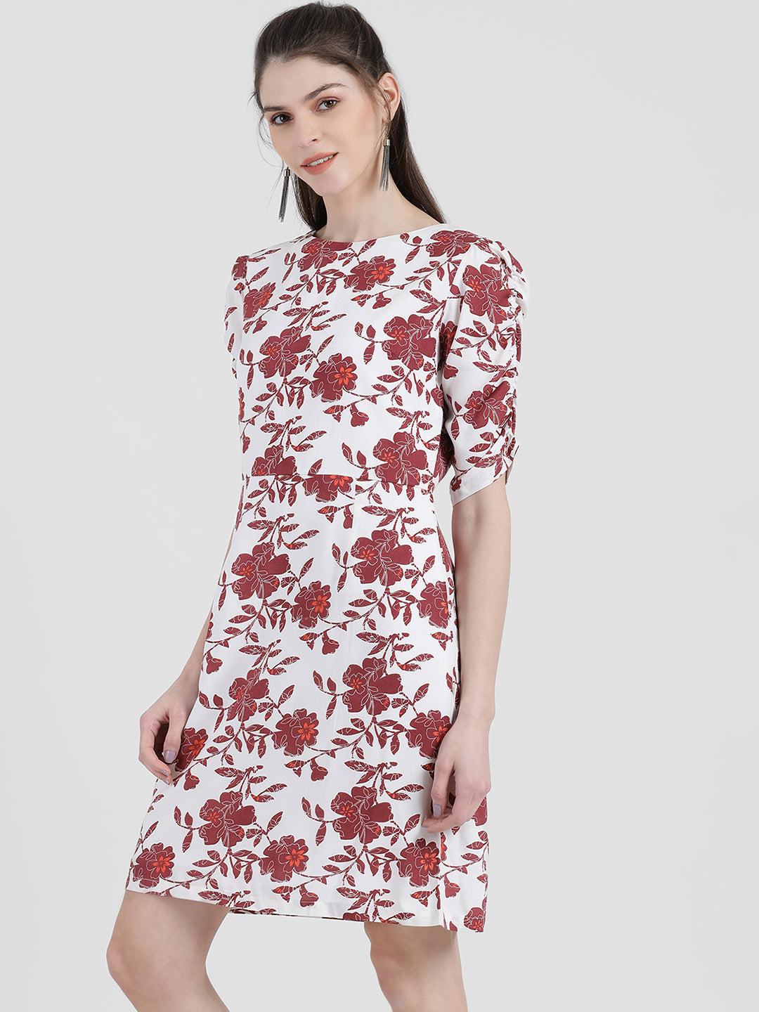 Printed Sheath Dress
