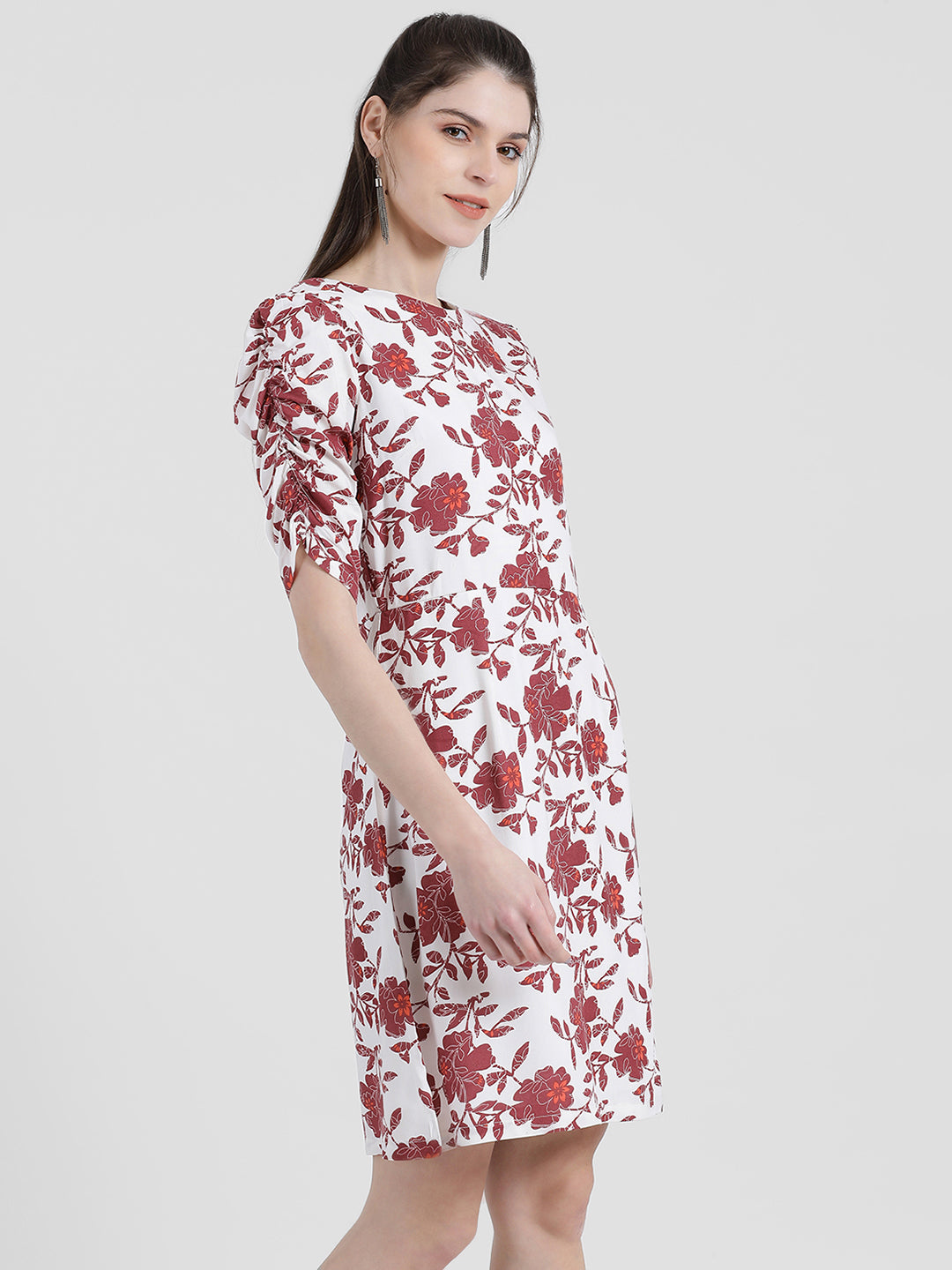 Printed Sheath Dress