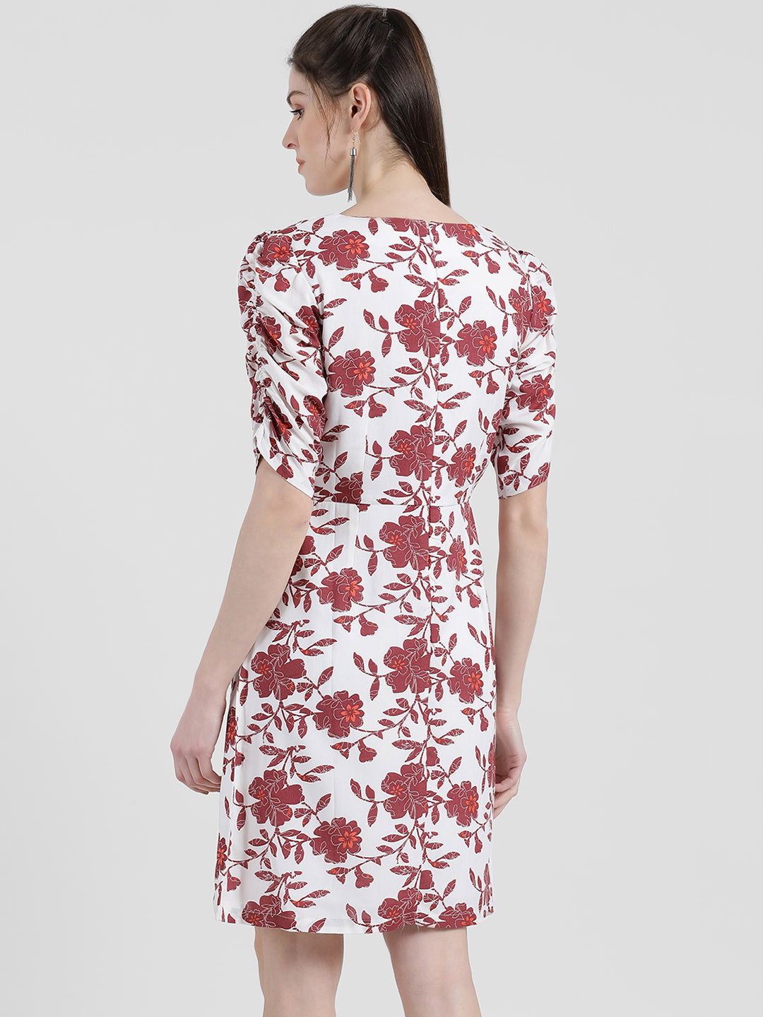 Printed Sheath Dress