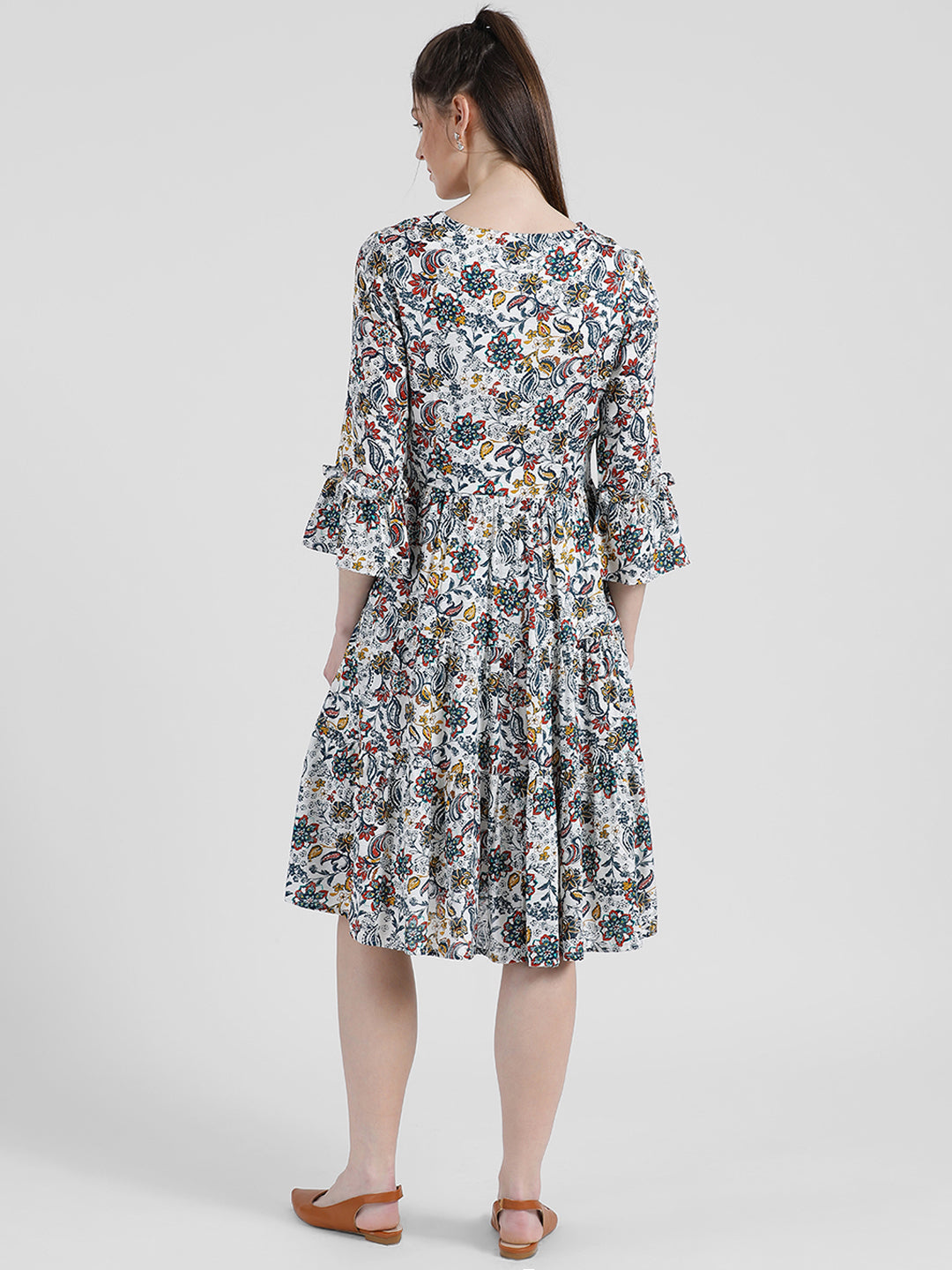 Printed Sheath Dress