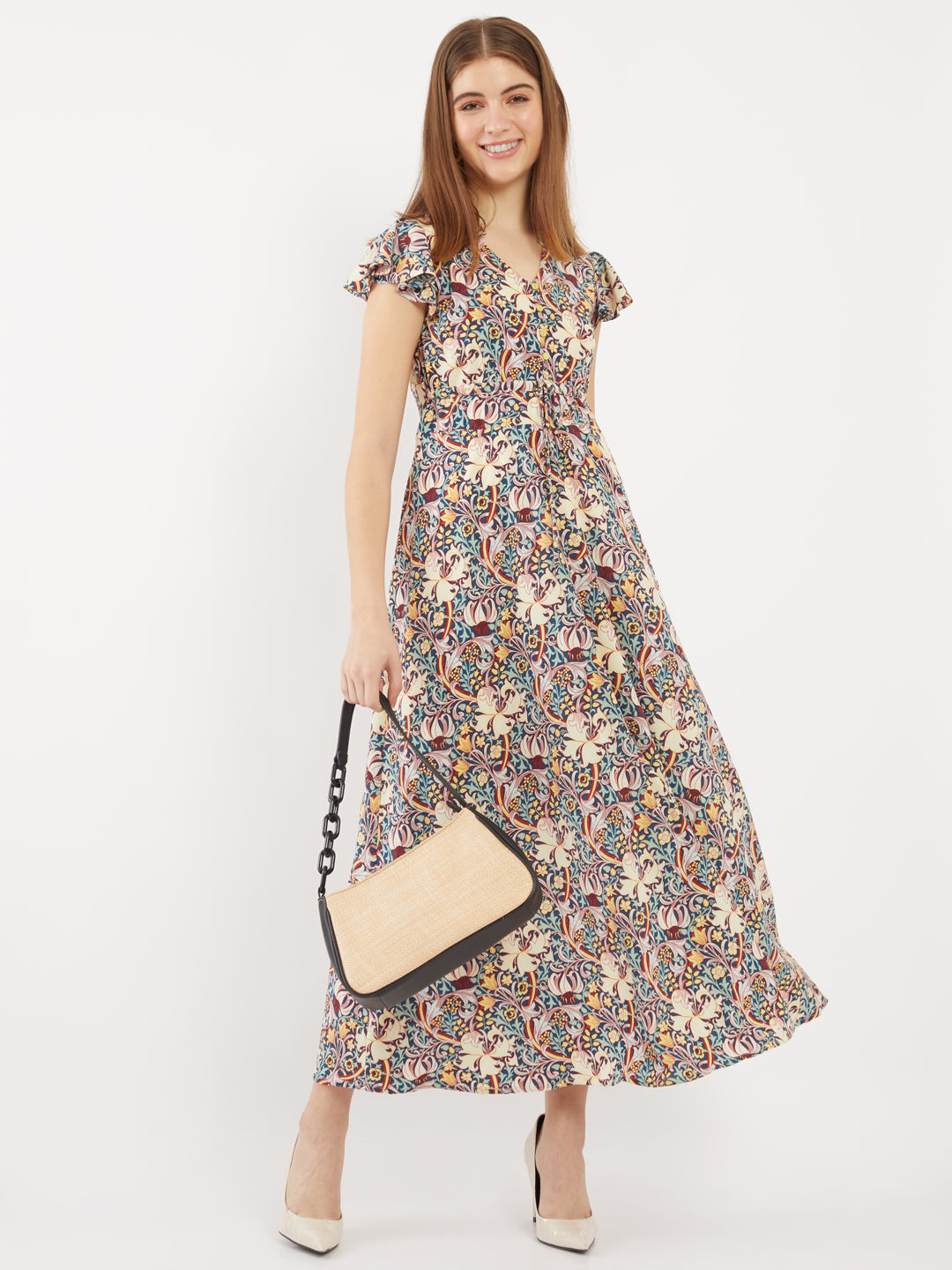 Blue Printed Maxi