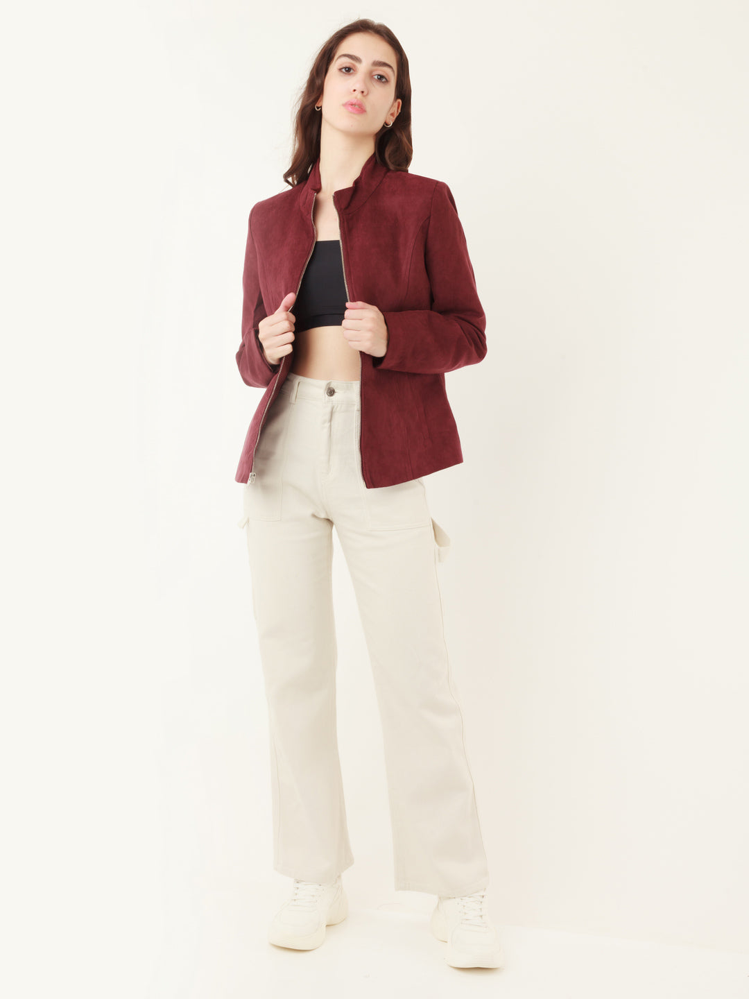 Wine Solid Jacket