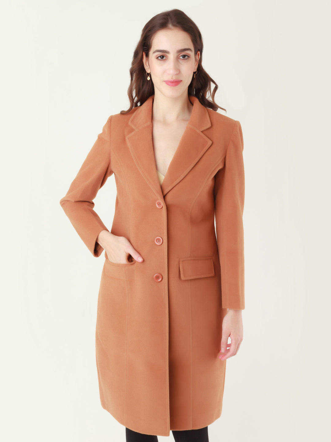 Tan Solid Coat