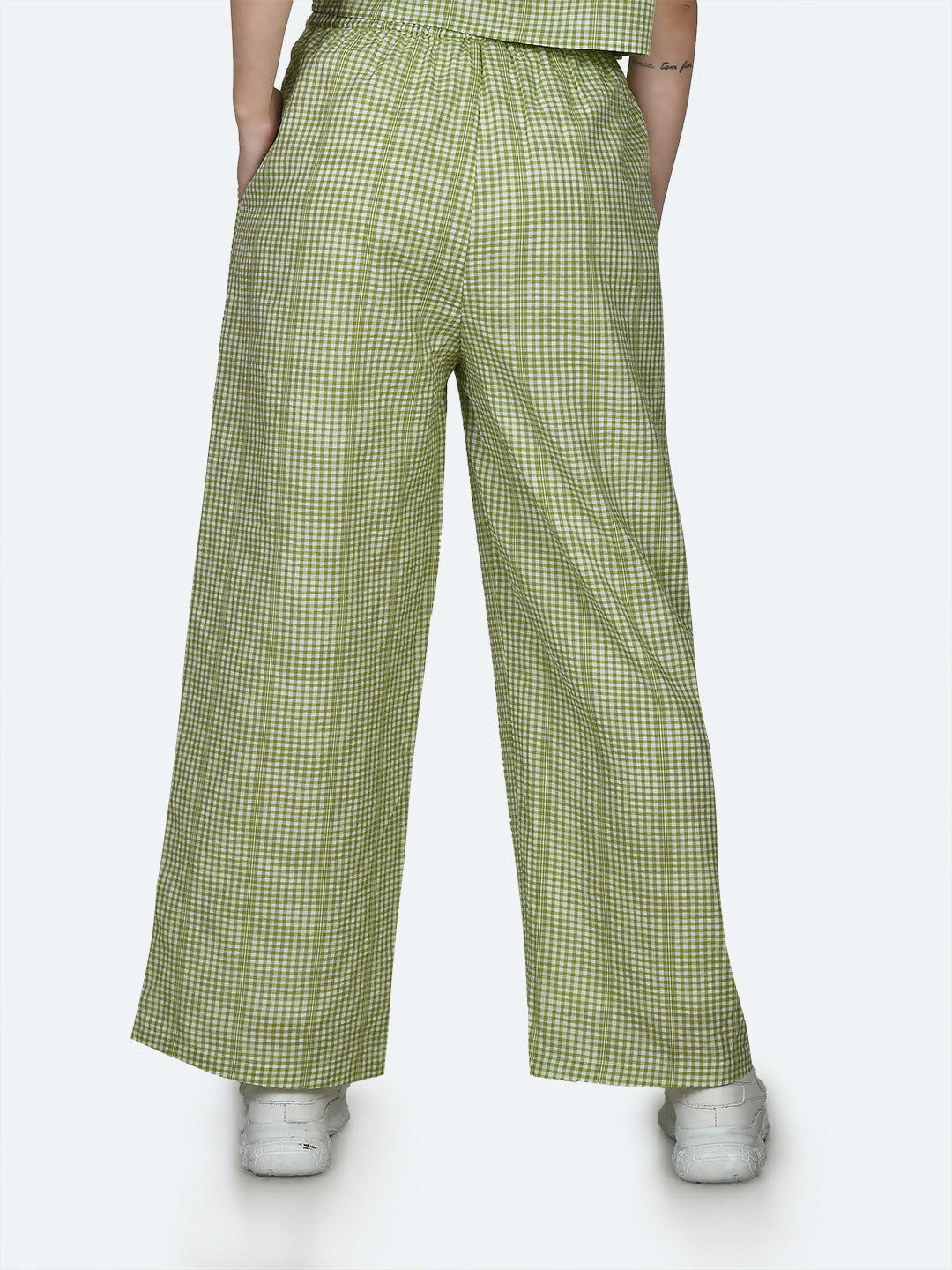 Multicolored Checked Trouser