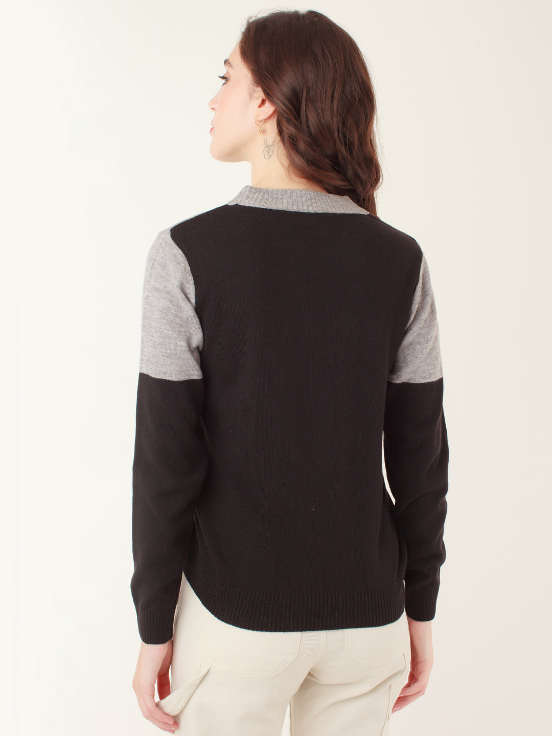 Multicolored Embellished Sweater