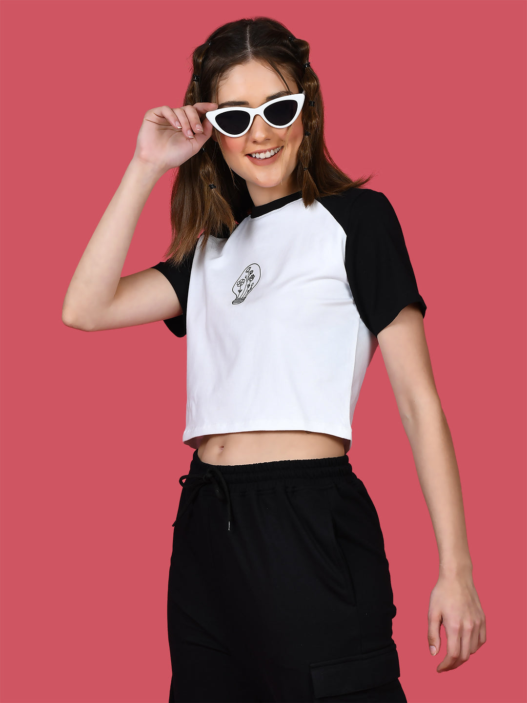 White Printed T-Shirt